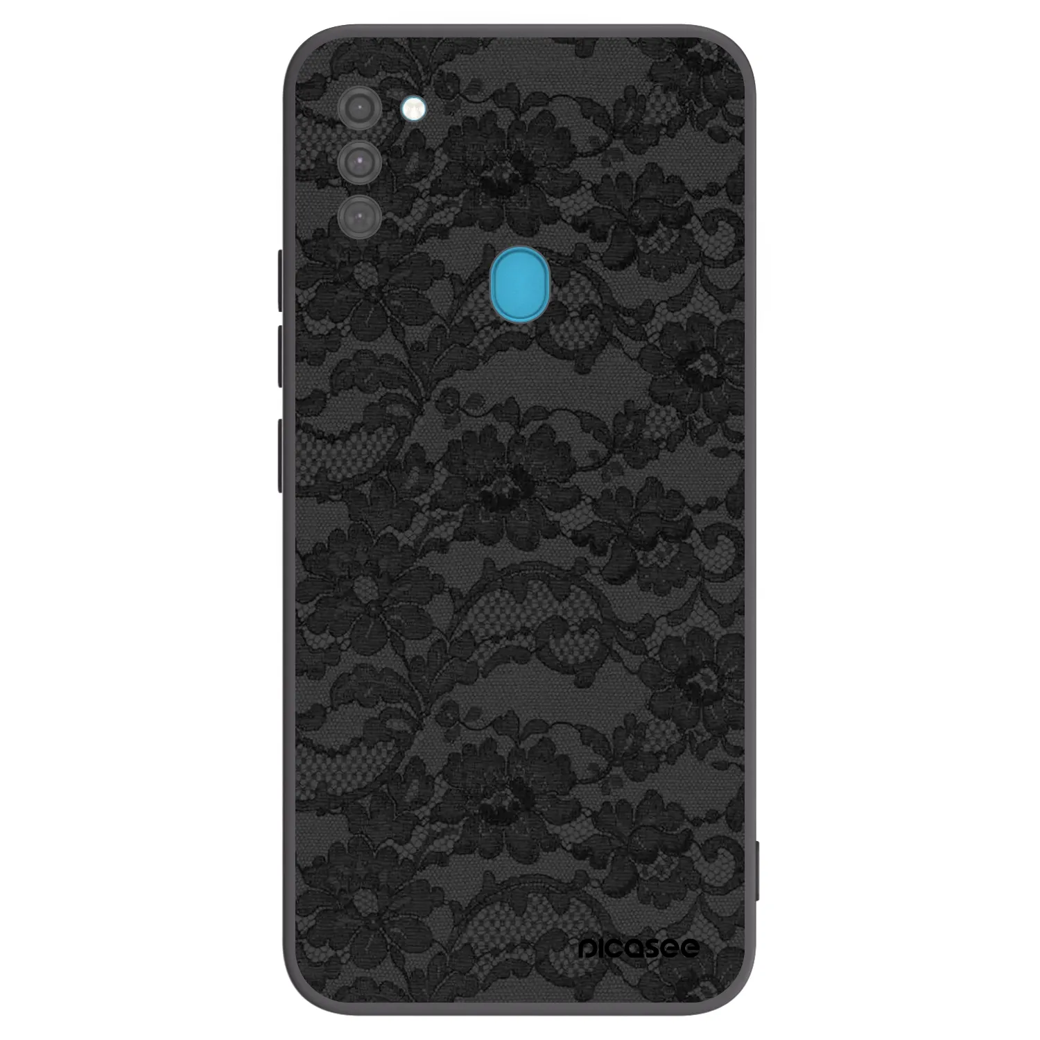 Picasee Μαύρη θήκη σιλικόνης για Samsung Galaxy M11 - Dark Elegance