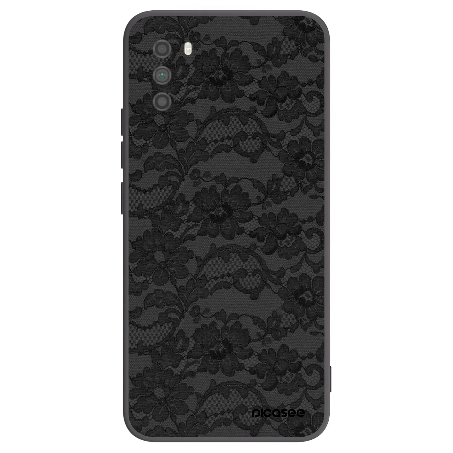 Picasee Μαύρη θήκη σιλικόνης για Xiaomi Poco M3 - Dark Elegance