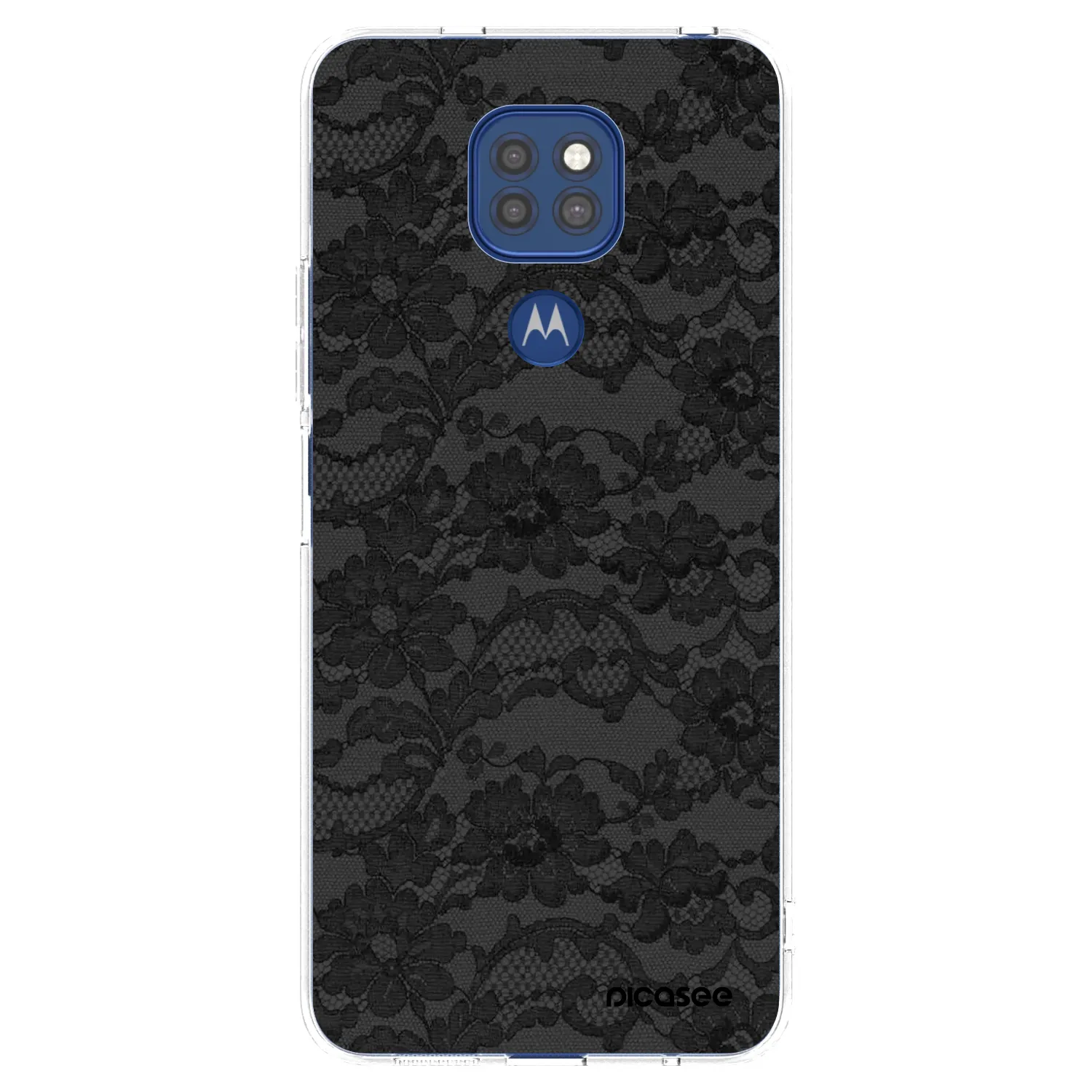 Picasee διαφανής θήκη σιλικόνης Motorola Moto G9 Play - Dark Elegance