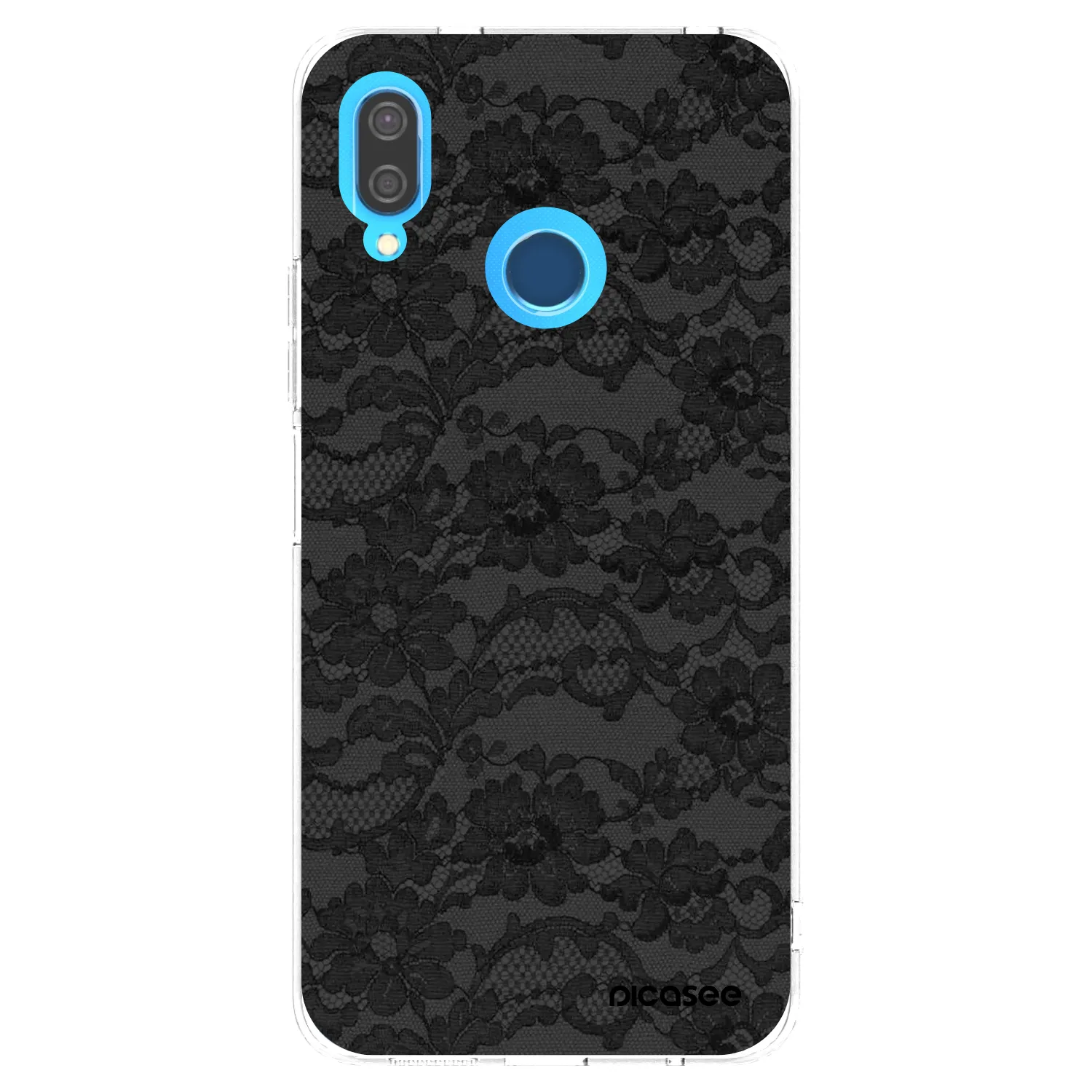 Picasee διαφανής θήκη σιλικόνης Huawei P20 Lite - Dark Elegance