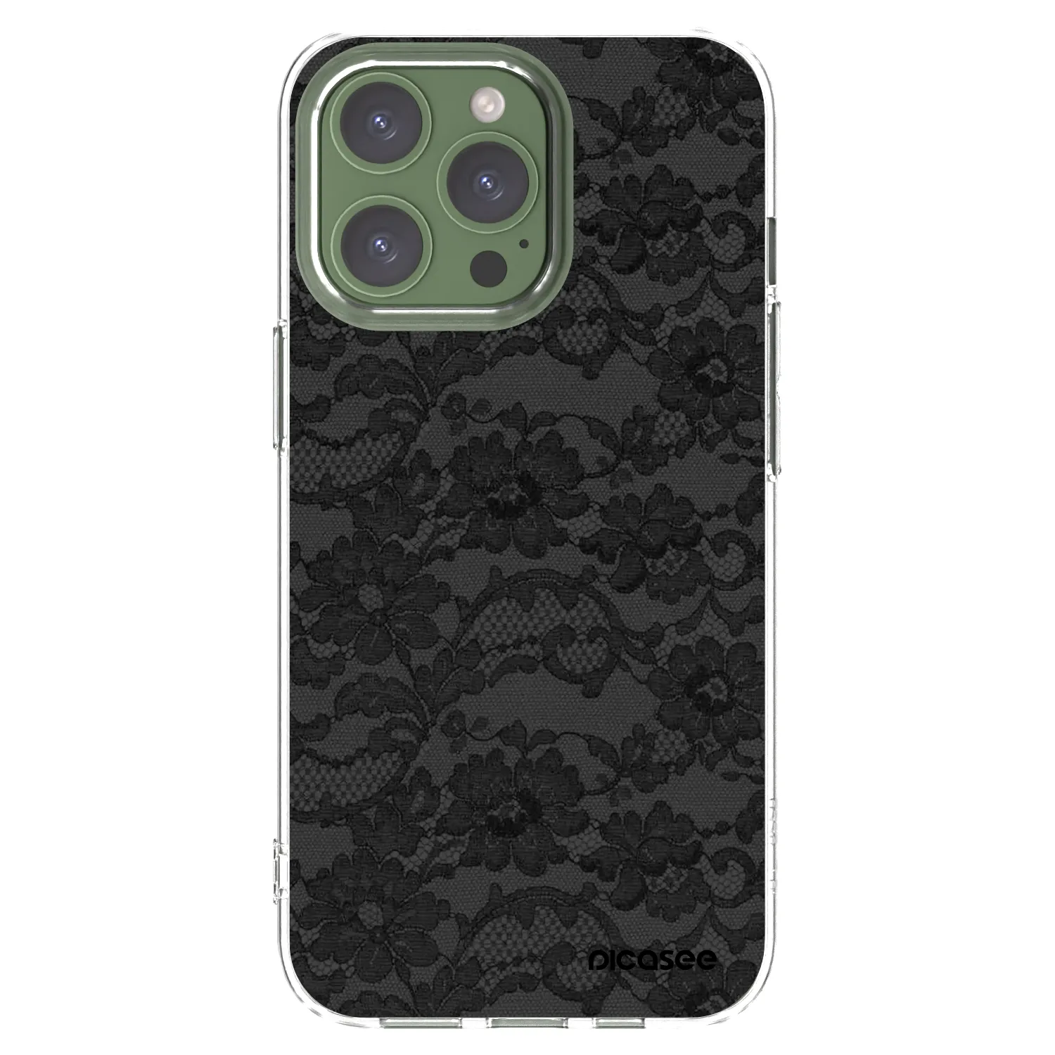 Picasee διαφανής θήκη σιλικόνης Apple iPhone 13 Pro - Dark Elegance