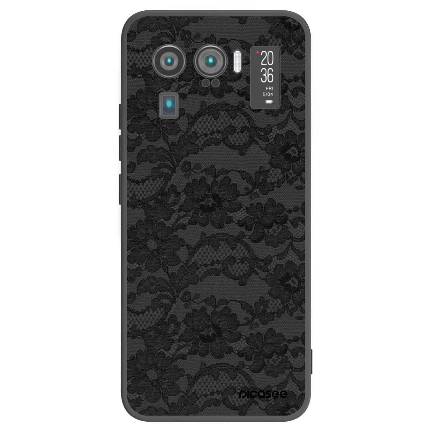 Picasee Μαύρη θήκη σιλικόνης για Xiaomi Mi 11 Ultra - Dark Elegance