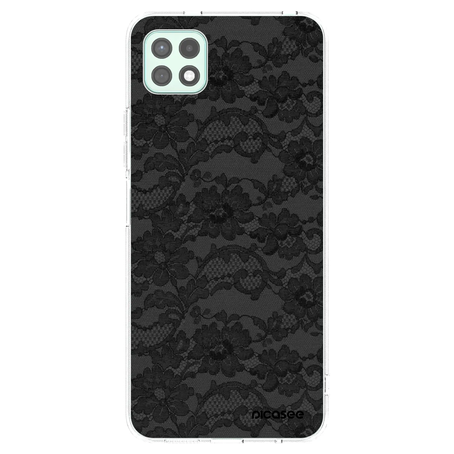 Picasee διαφανής θήκη σιλικόνης Samsung Galaxy A22 A226B 5G - Dark Elegance