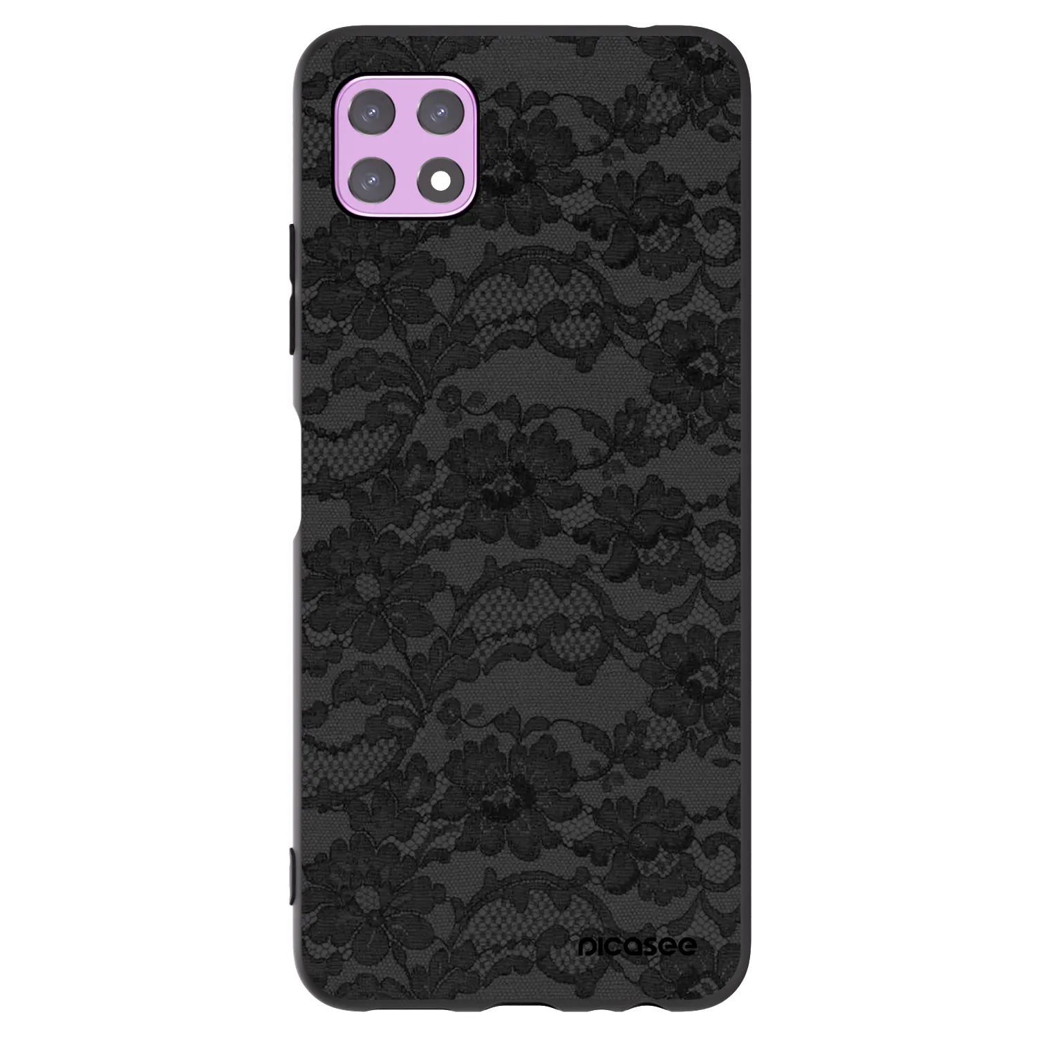 Picasee Μαύρη θήκη σιλικόνης για Samsung Galaxy A22 A226B 5G - Dark Elegance