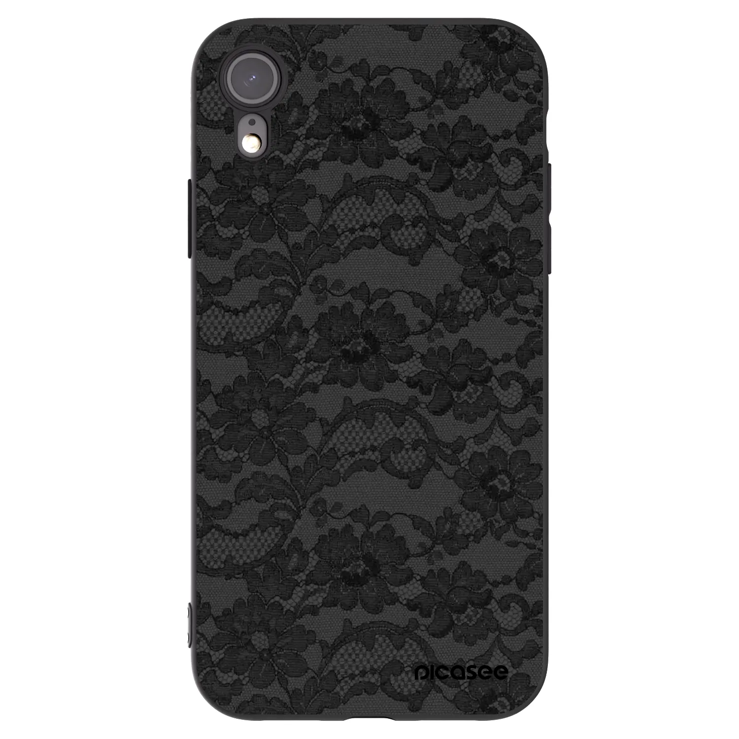 Picasee Μαύρη θήκη σιλικόνης για Apple iPhone 6 Plus/6S Plus - Dark Elegance