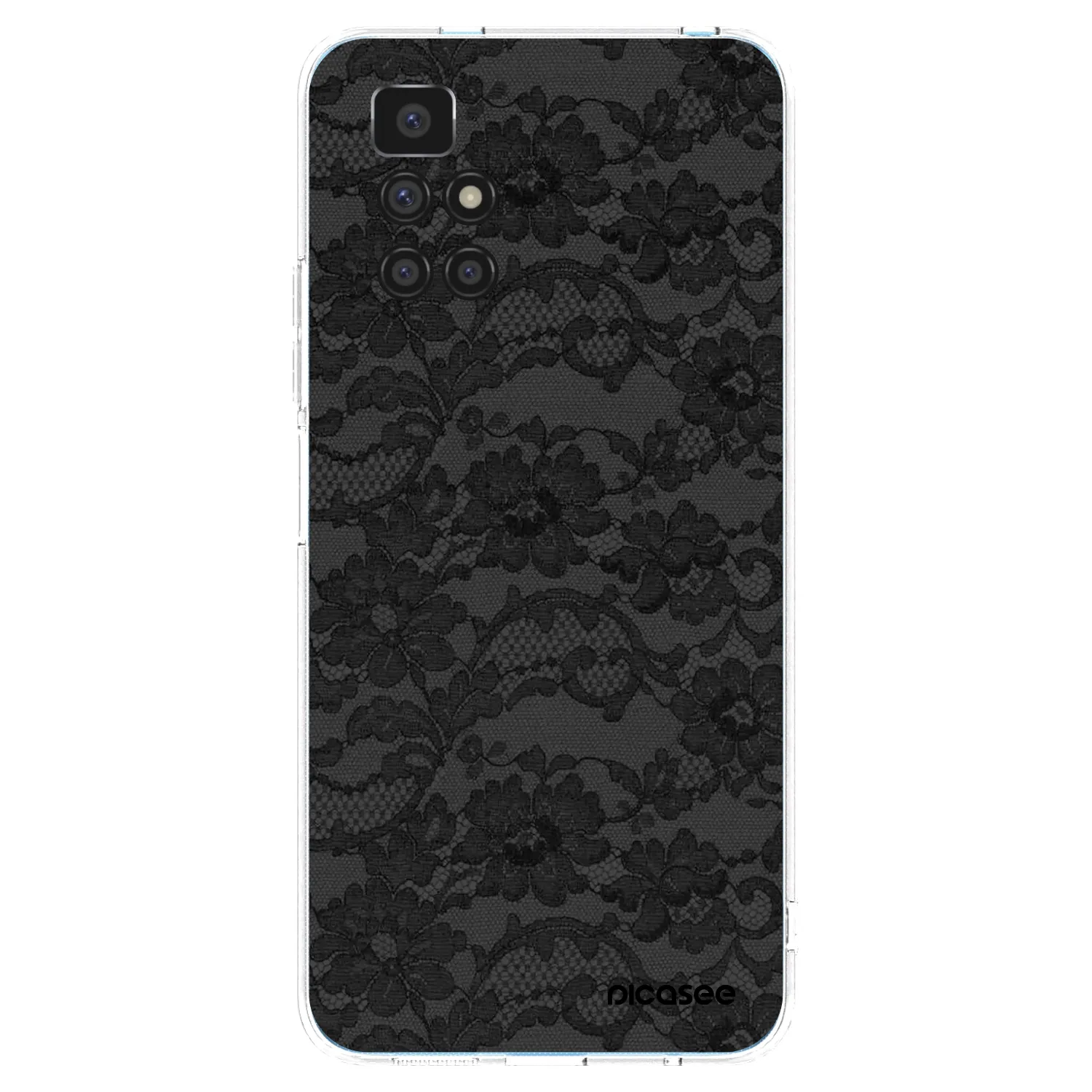 Picasee διαφανής θήκη σιλικόνης Xiaomi Redmi 10 - Dark Elegance