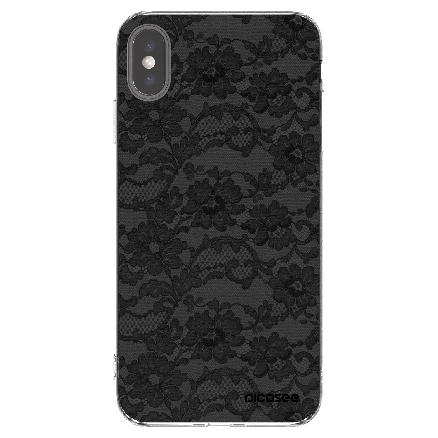 Picasee διαφανής θήκη σιλικόνης Apple iPhone XS Max - Dark Elegance