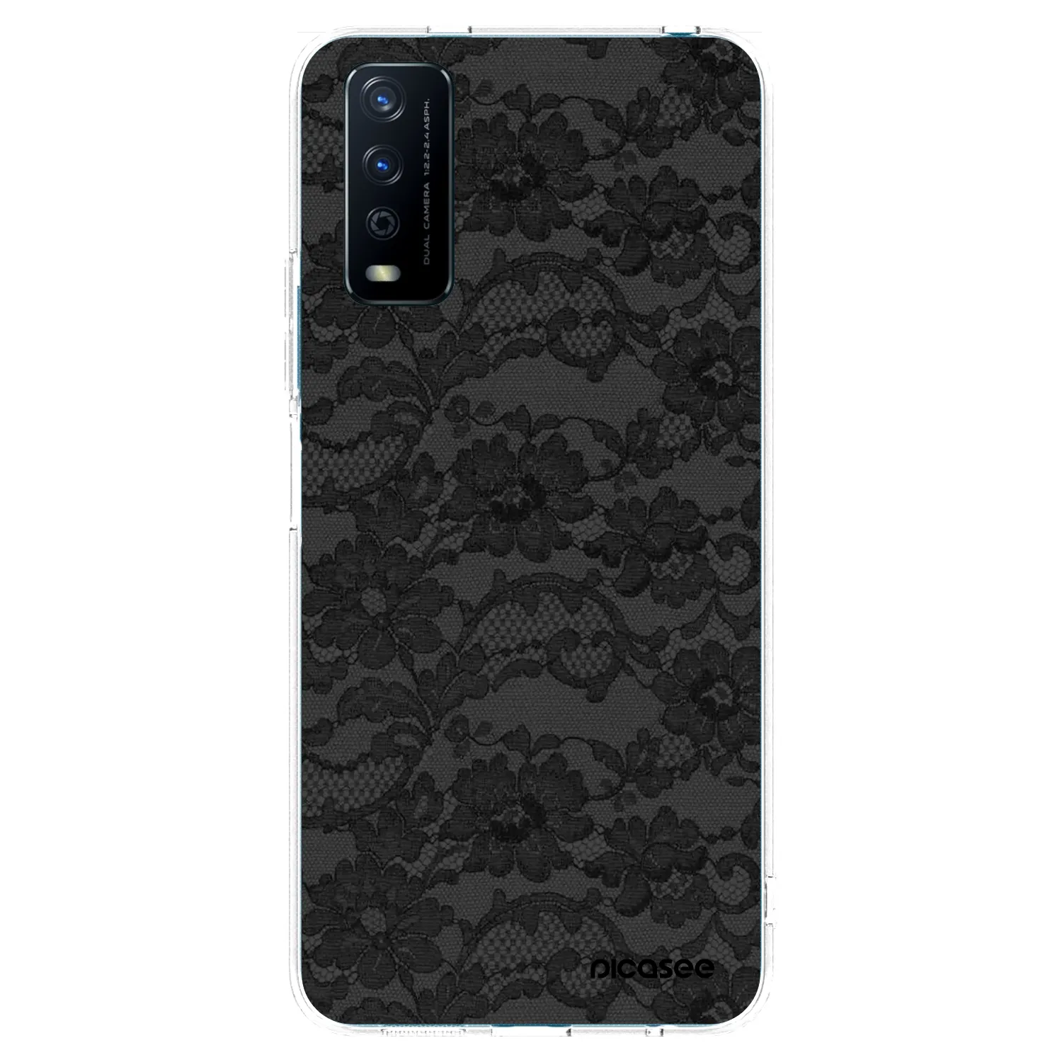Picasee διαφανής θήκη σιλικόνης Vivo Y11s - Dark Elegance