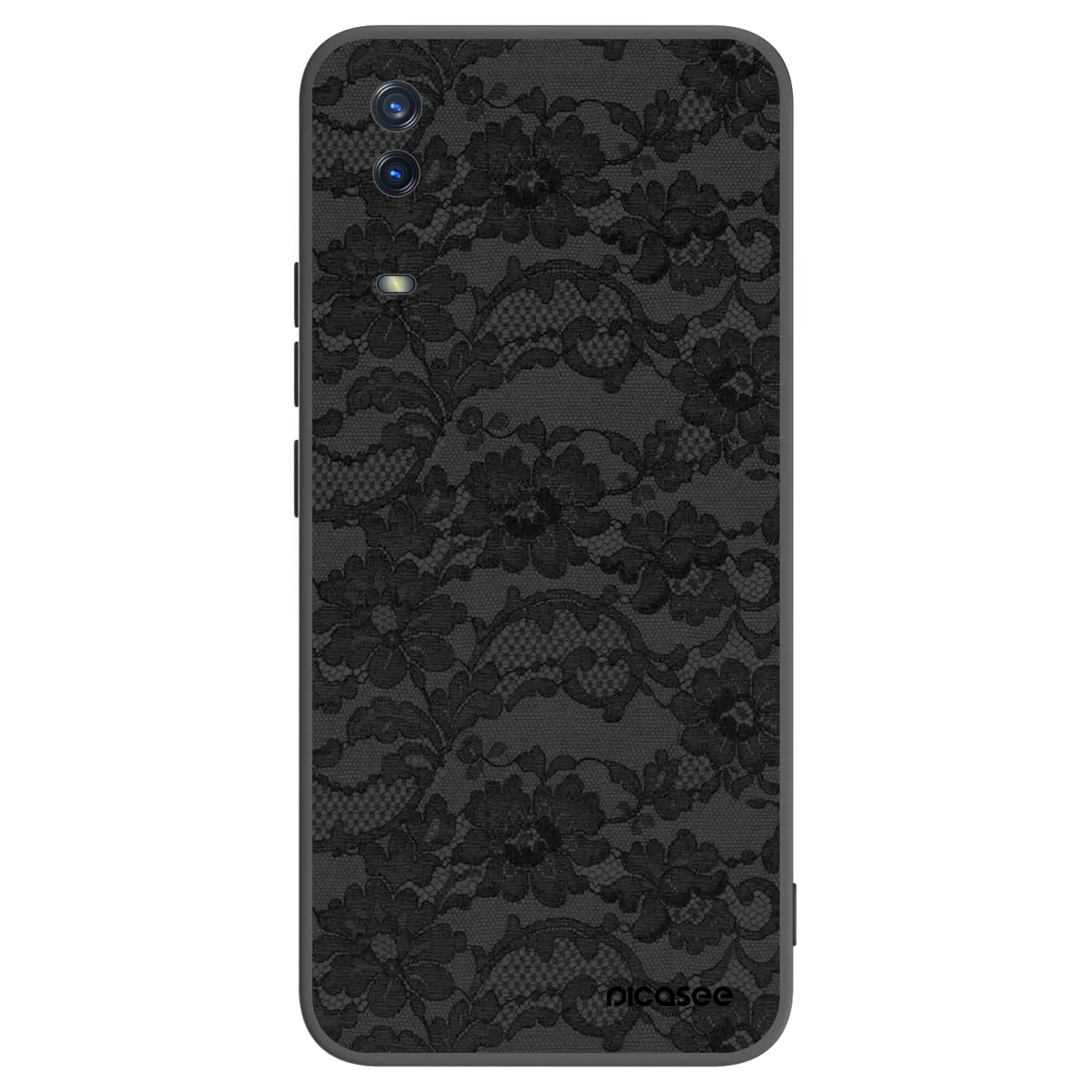 Picasee Μαύρη θήκη σιλικόνης για Vivo Y11s - Dark Elegance