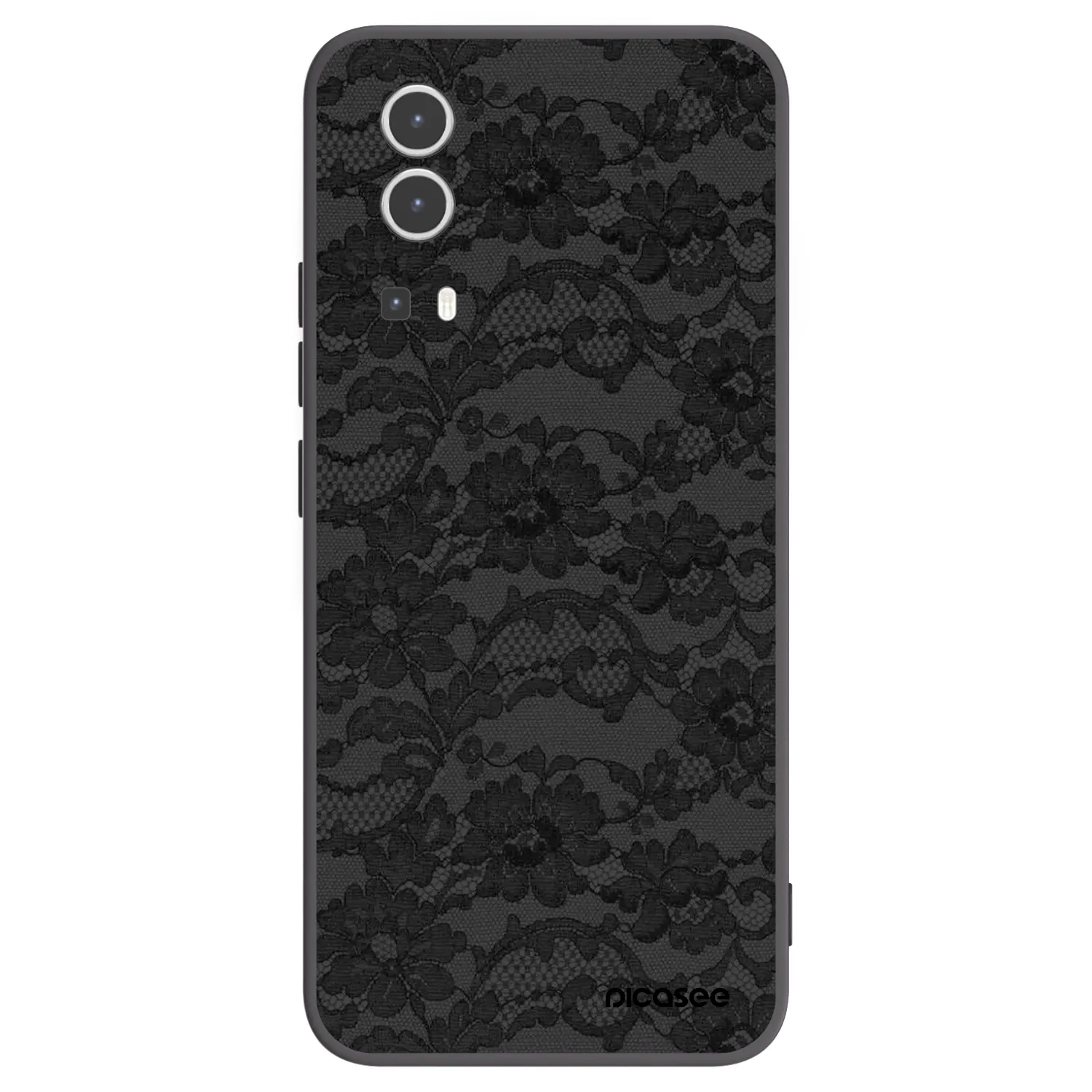 Picasee Μαύρη θήκη σιλικόνης για Vivo Y72 5G - Dark Elegance