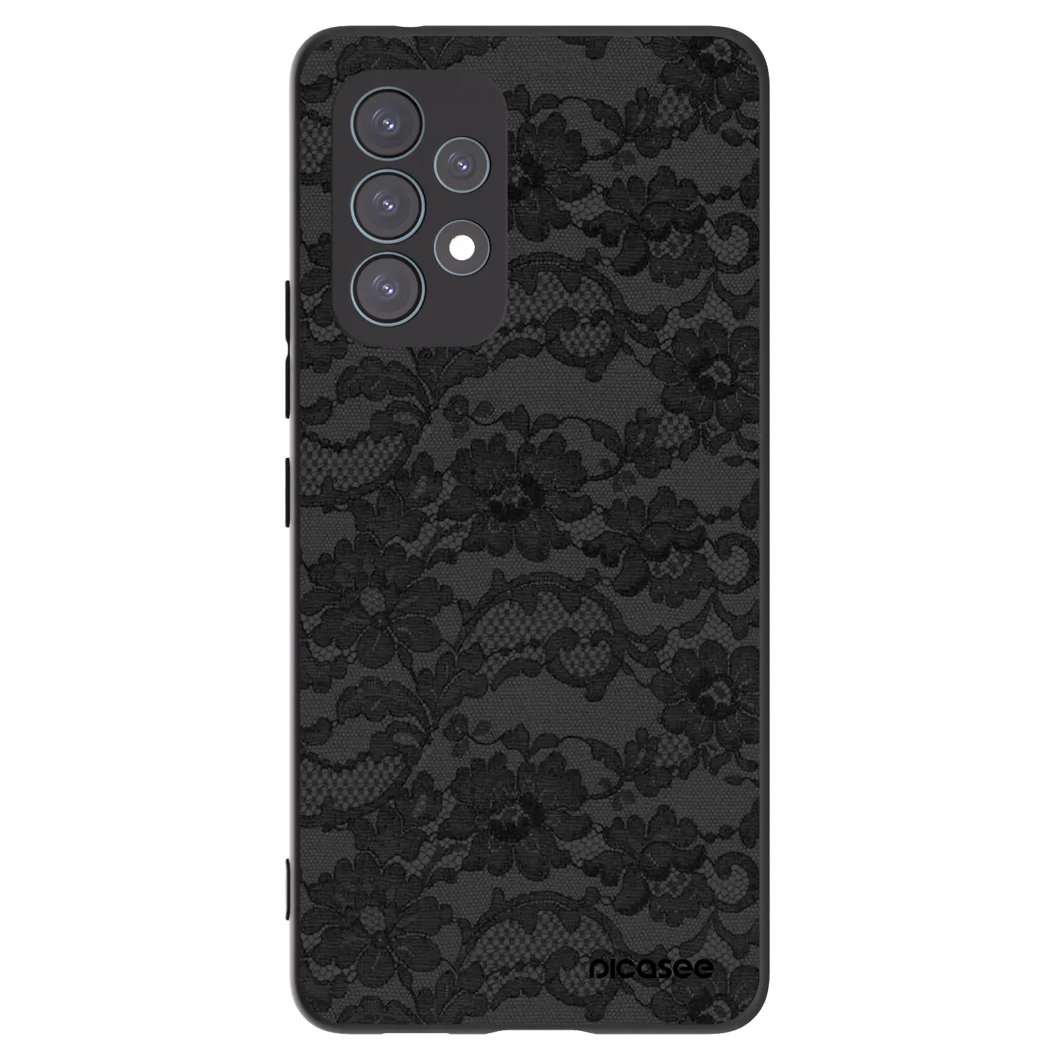 Picasee Μαύρη θήκη σιλικόνης για Samsung Galaxy A53 5G A536 - Dark Elegance