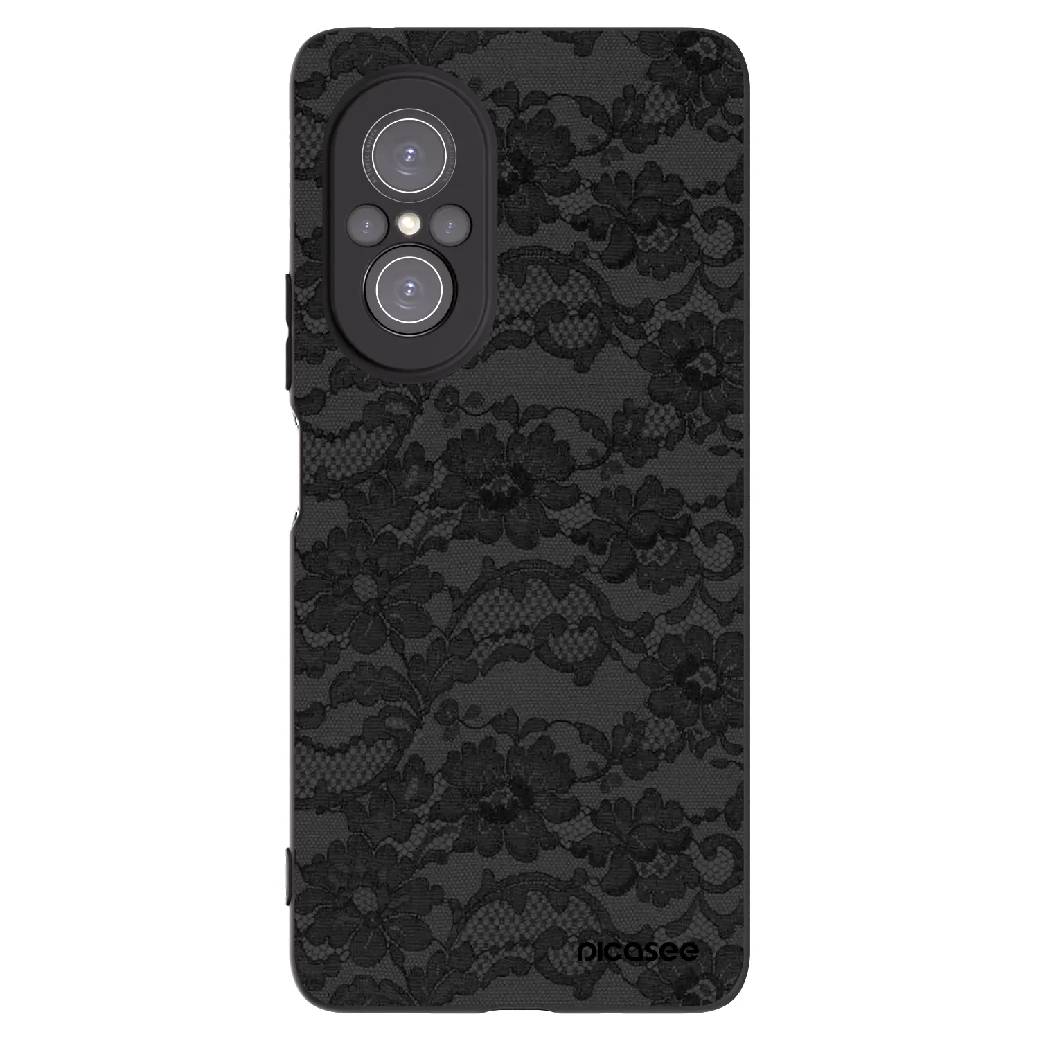 Picasee Μαύρη θήκη σιλικόνης για Huawei Nova 9 SE - Dark Elegance
