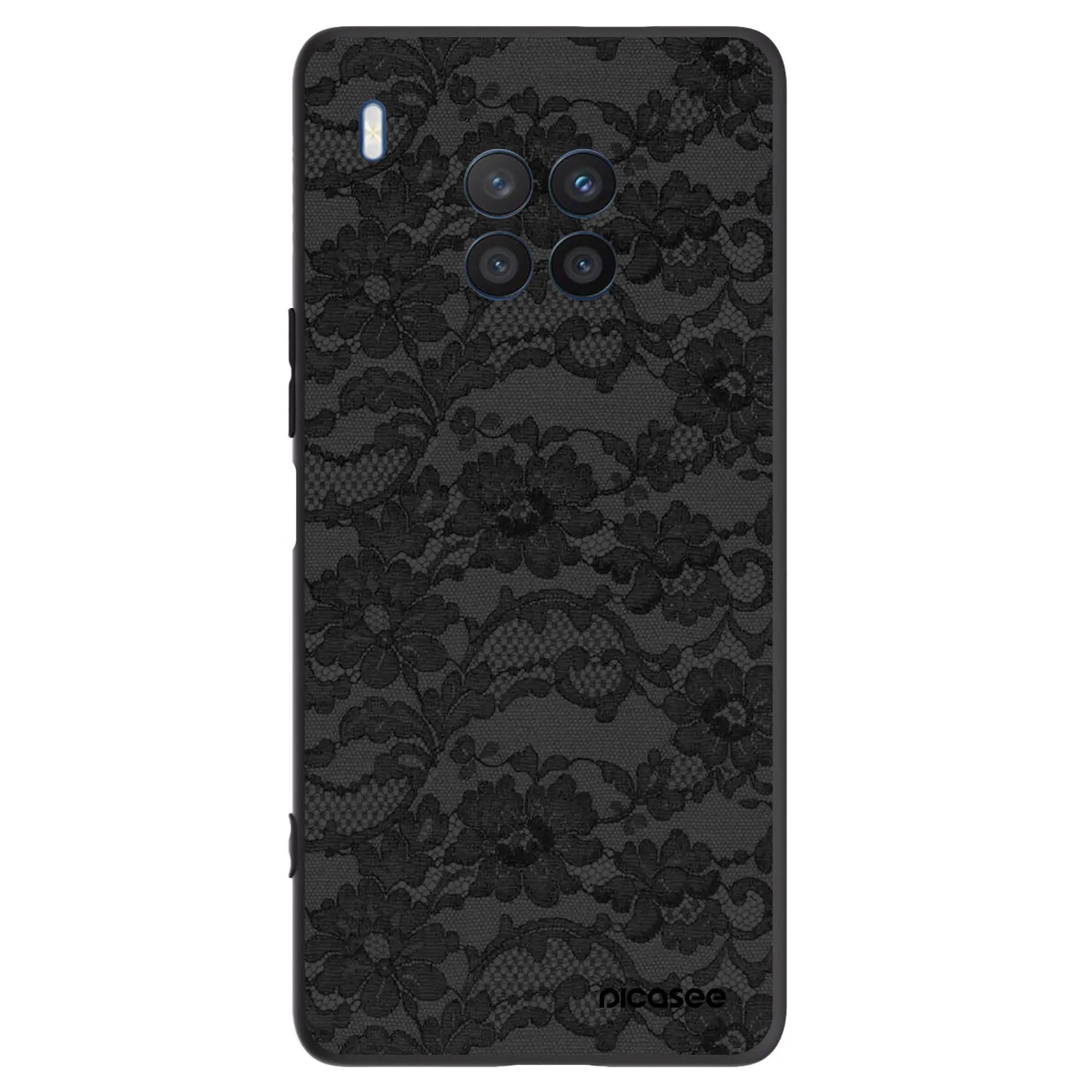 Picasee Μαύρη θήκη σιλικόνης για Honor 50 Lite - Dark Elegance