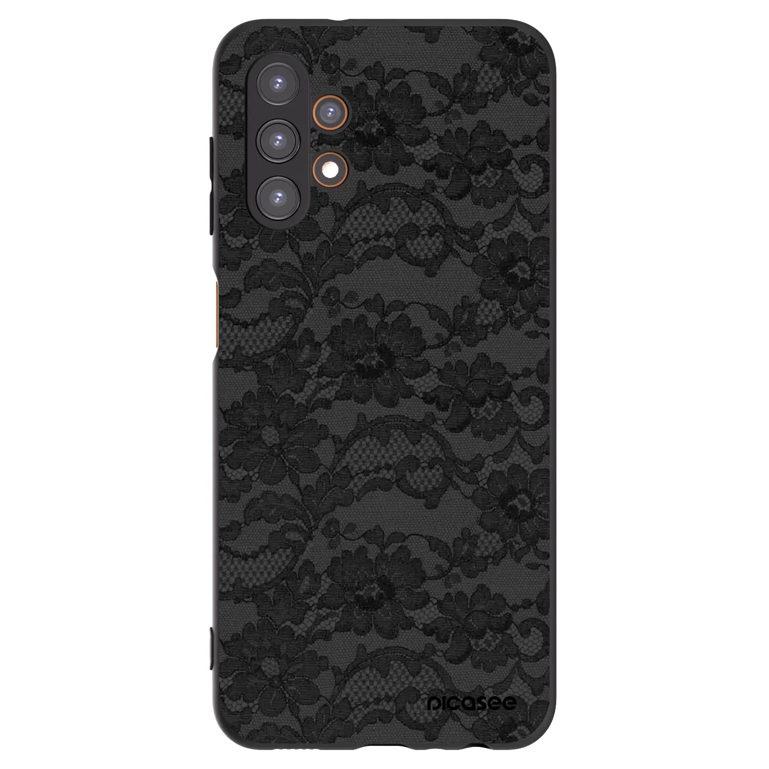 Picasee Μαύρη θήκη σιλικόνης για Samsung Galaxy A13 4G A135 - Dark Elegance
