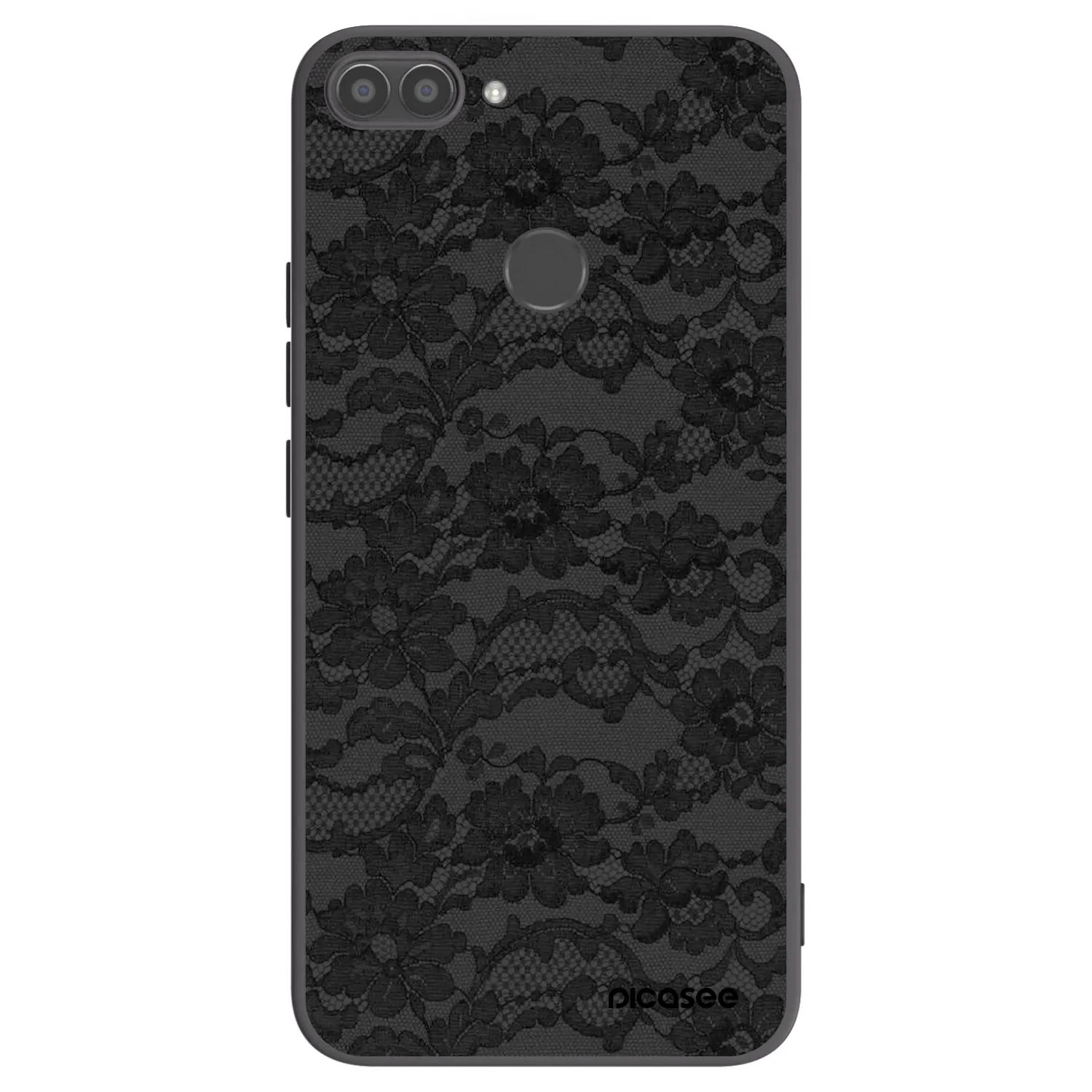 Picasee Μαύρη θήκη σιλικόνης για Huawei P Smart - Dark Elegance