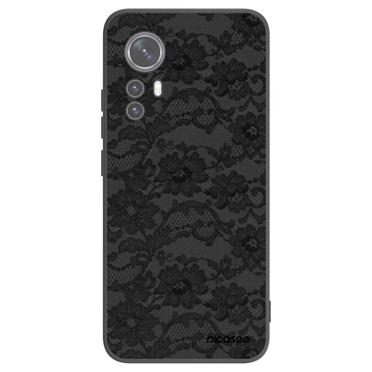 Picasee Μαύρη θήκη σιλικόνης για Xiaomi 12X - Dark Elegance