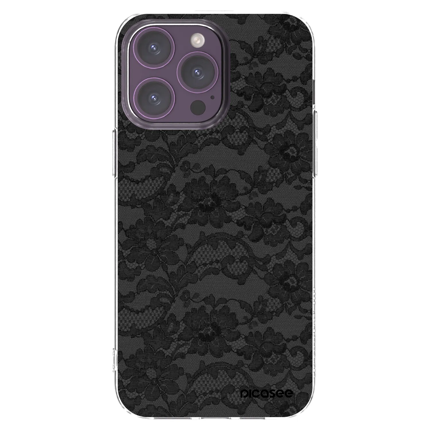 Picasee διαφανής θήκη σιλικόνης Apple iPhone 14 Pro Max - Dark Elegance