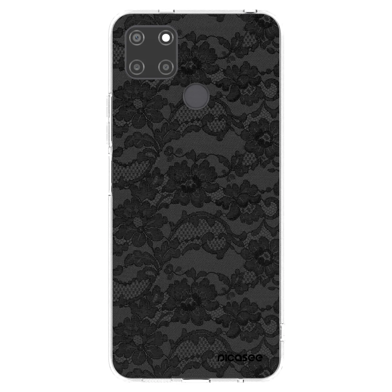 Picasee διαφανής θήκη σιλικόνης Realme C21Y - Dark Elegance