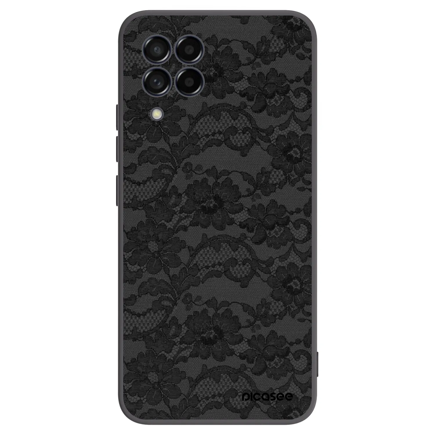 Picasee Μαύρη θήκη σιλικόνης για Samsung Galaxy M53 5G - Dark Elegance