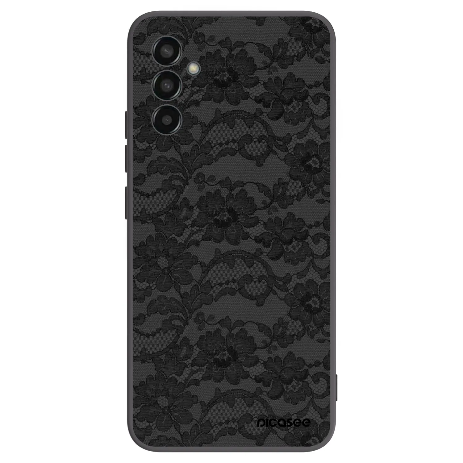 Picasee Μαύρη θήκη σιλικόνης για Samsung Galaxy M13 M135F - Dark Elegance