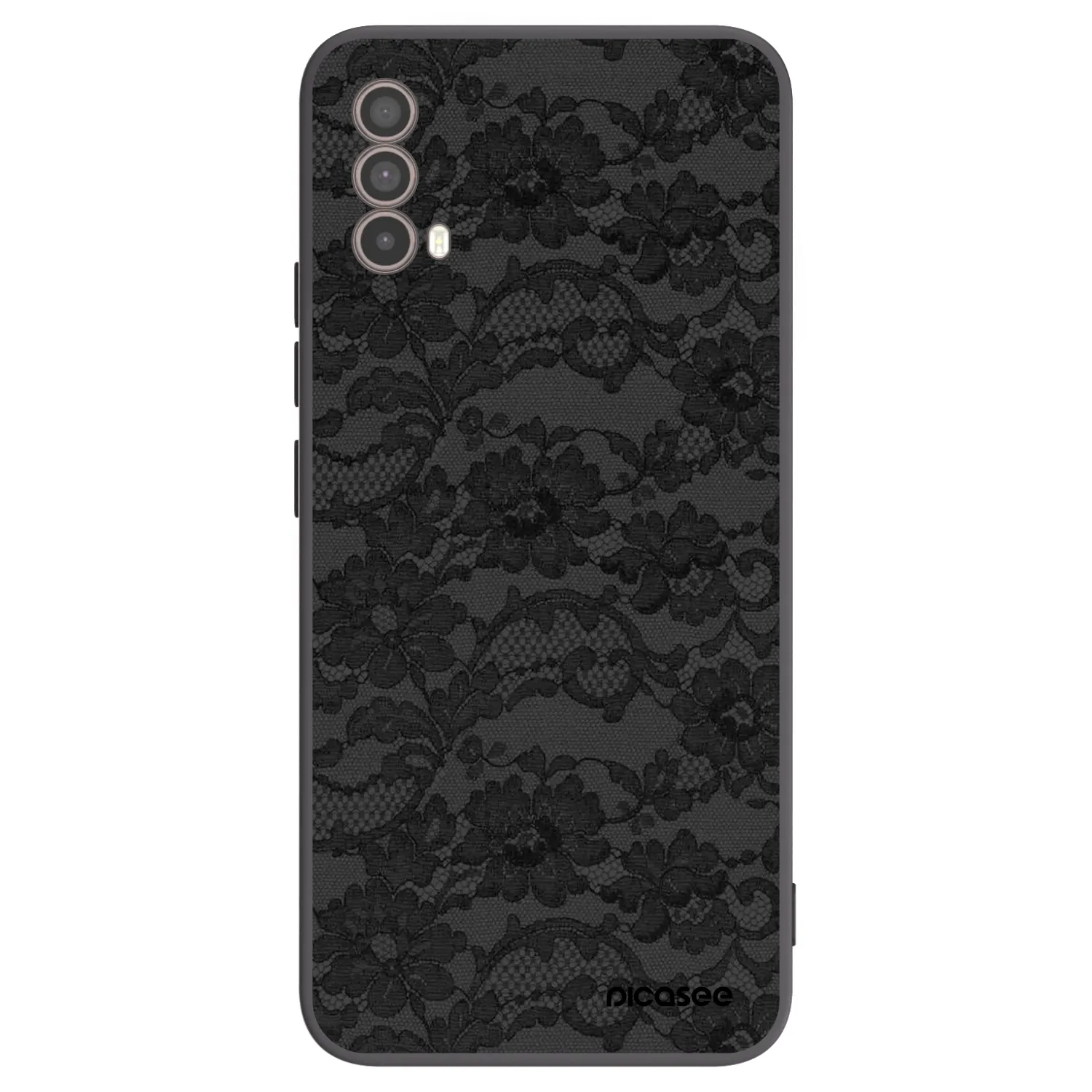 Picasee Μαύρη θήκη σιλικόνης για Motorola Moto E40 - Dark Elegance