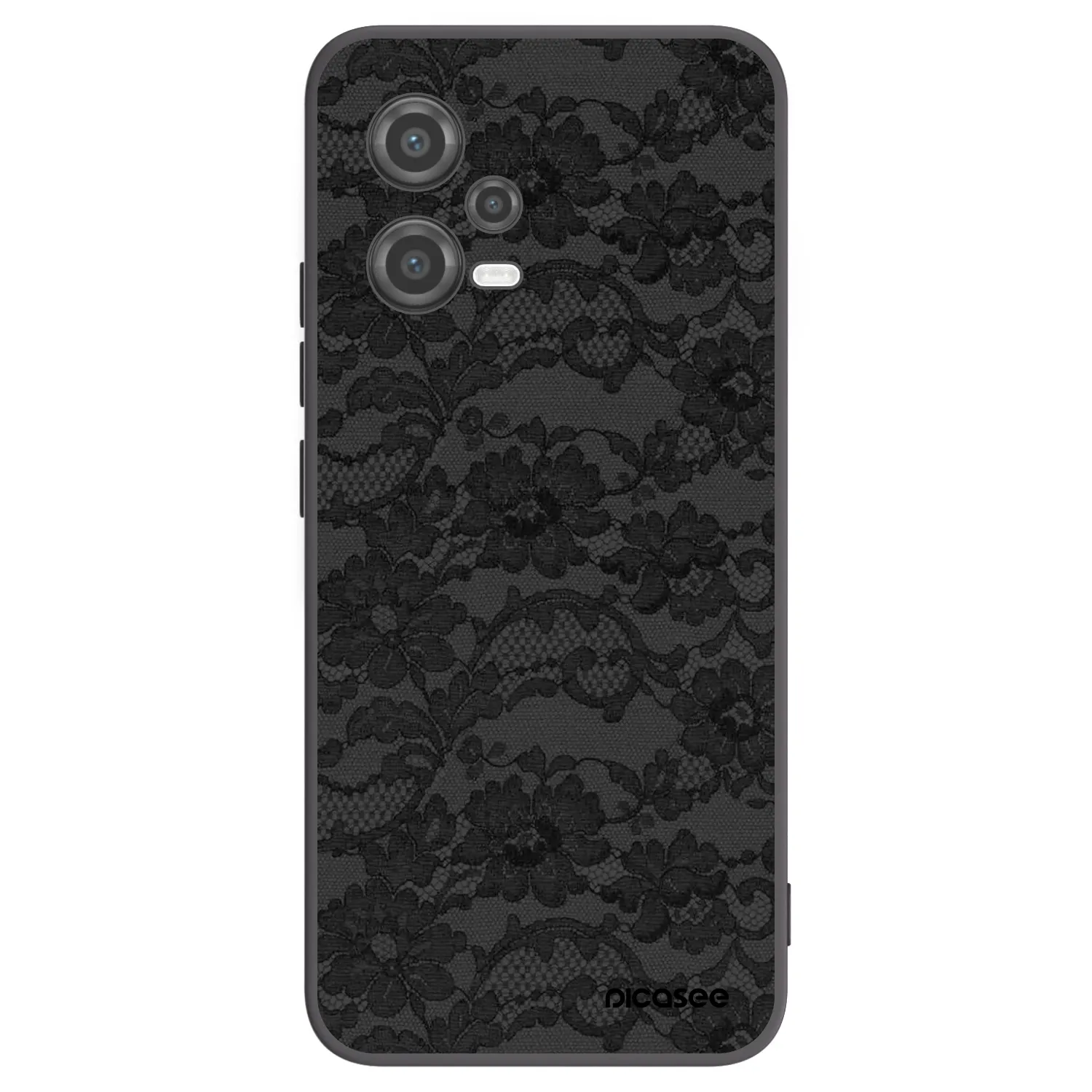 Picasee Μαύρη θήκη σιλικόνης για Xiaomi Poco X5 - Dark Elegance