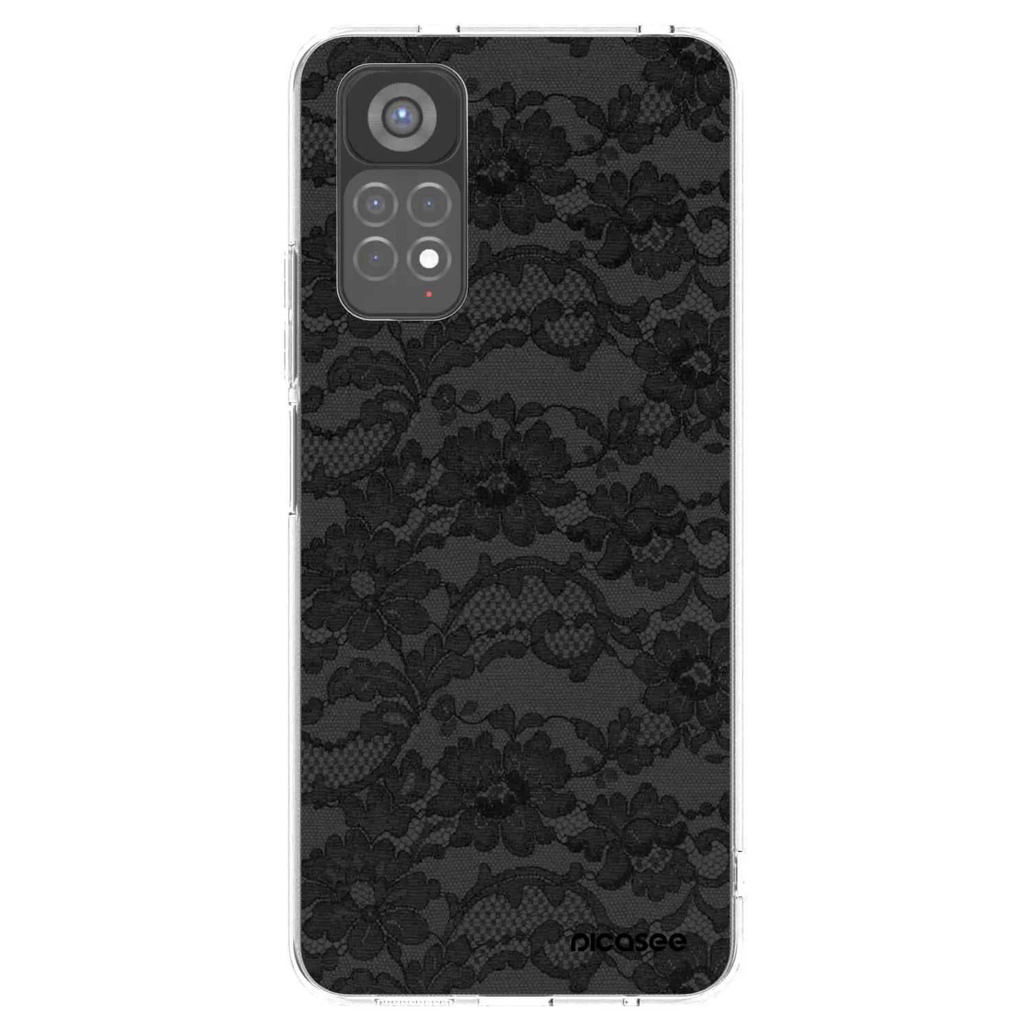 Picasee διαφανής θήκη σιλικόνης Xiaomi Redmi Note 11S 5G - Dark Elegance