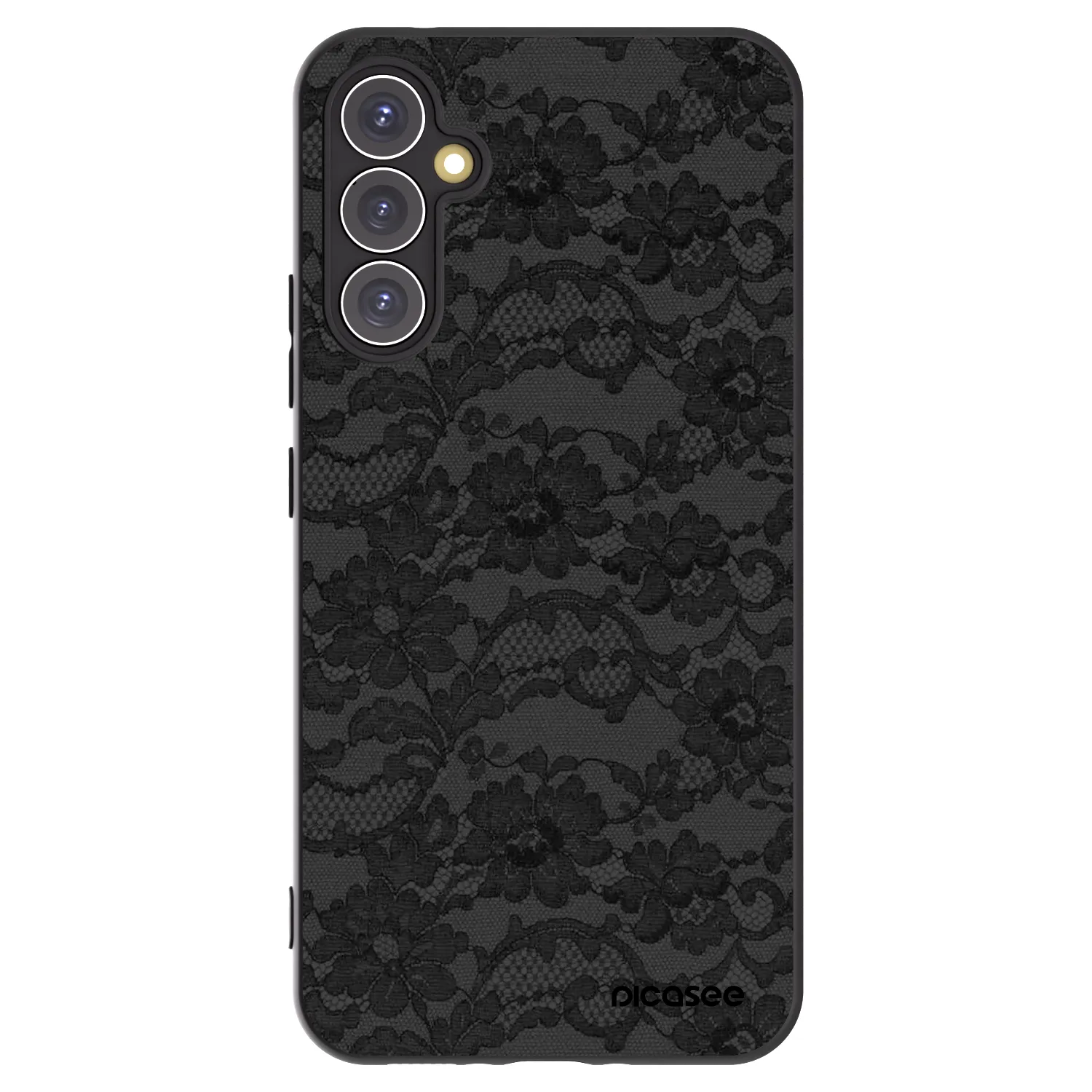 Picasee Μαύρη θήκη σιλικόνης για Samsung Galaxy A34 5G A346B - Dark Elegance