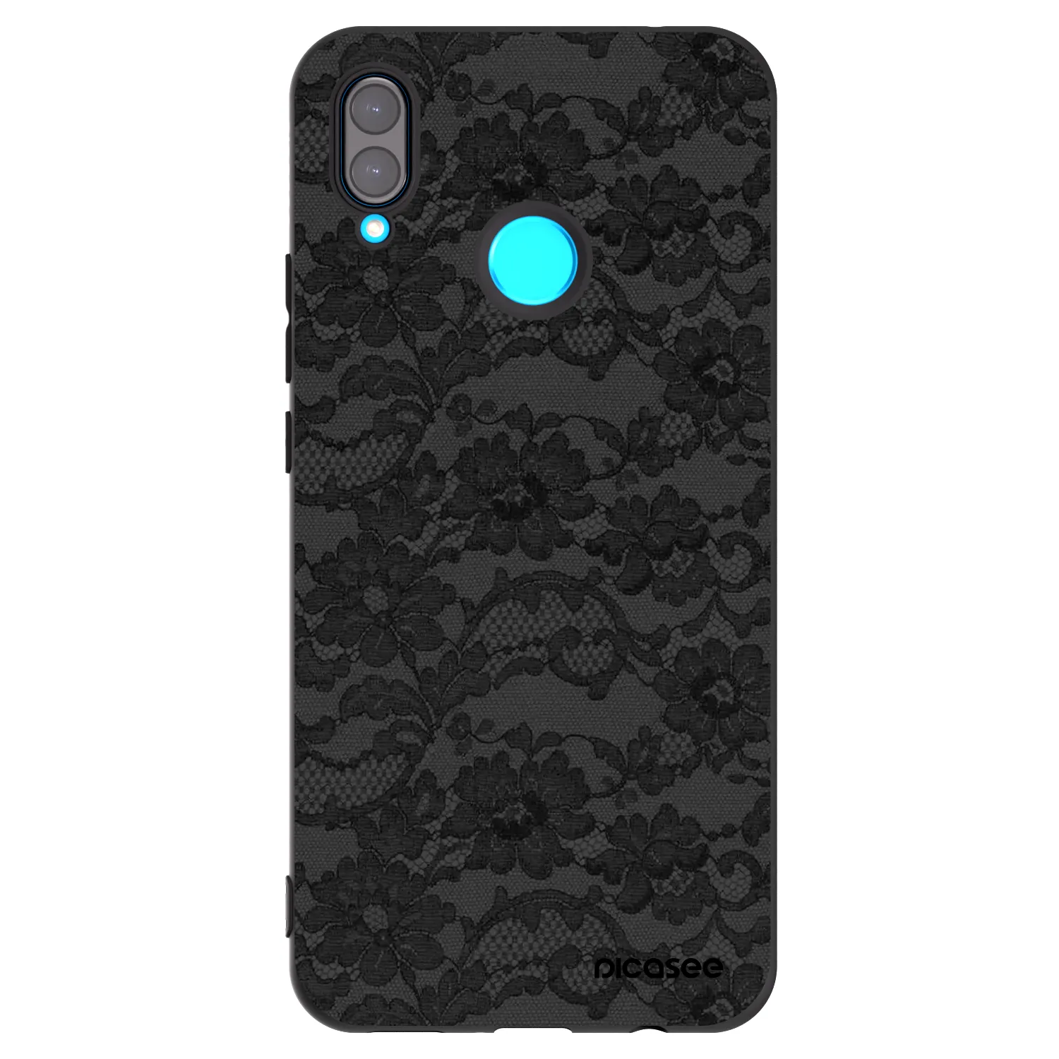 Picasee Μαύρη θήκη σιλικόνης για Huawei Nova 3i - Dark Elegance