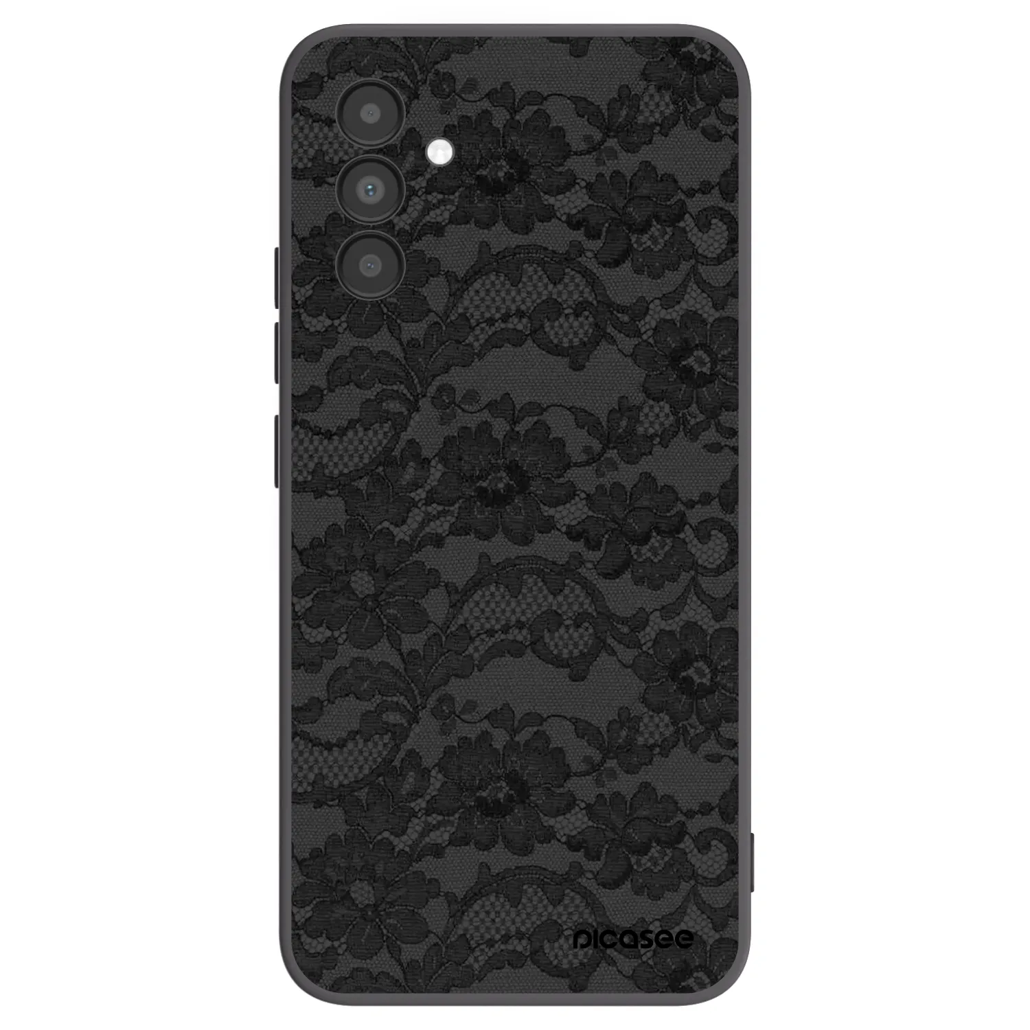 Picasee Μαύρη θήκη σιλικόνης για Samsung Galaxy A04s A047F - Dark Elegance