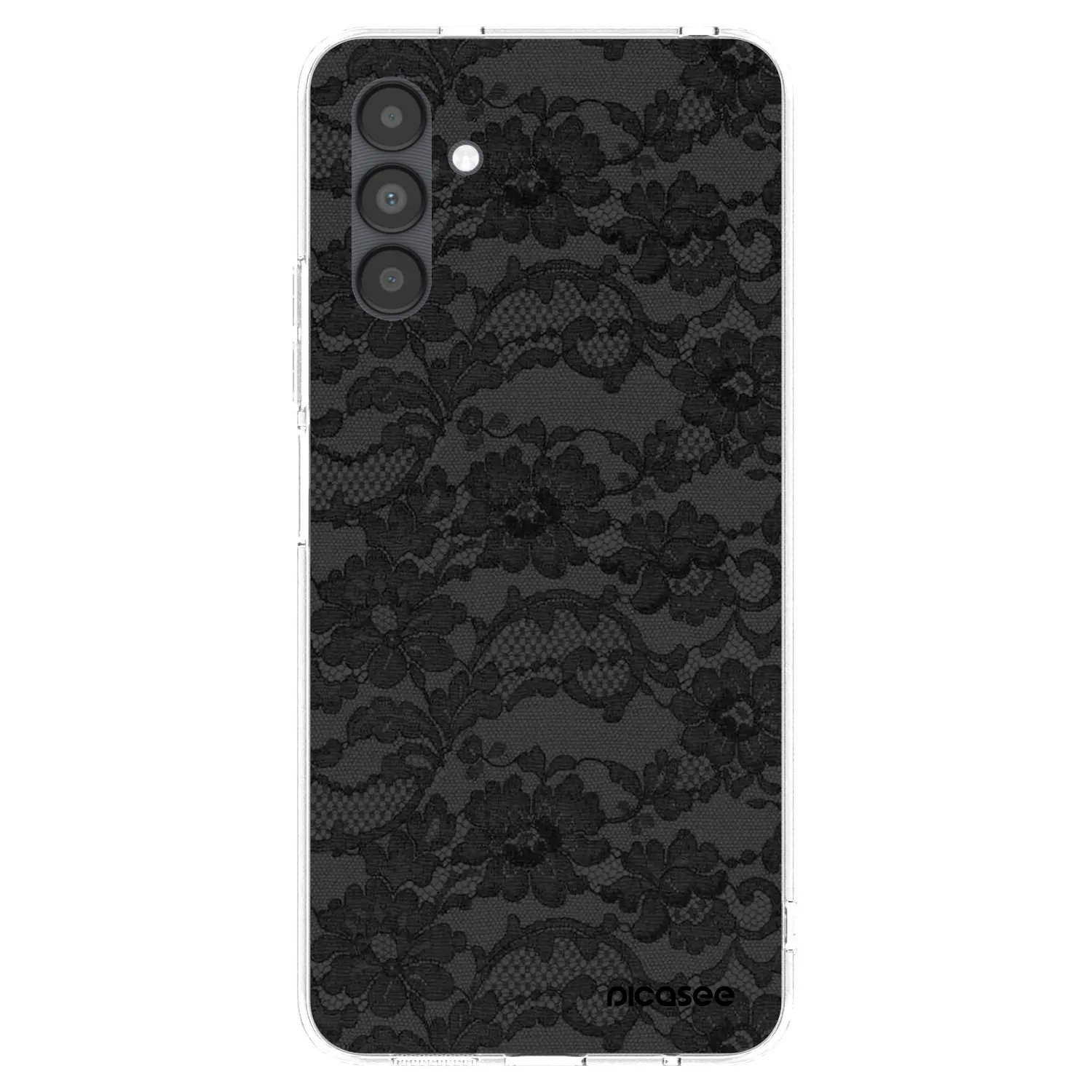 Picasee διαφανής θήκη σιλικόνης Samsung Galaxy A04s A047F - Dark Elegance