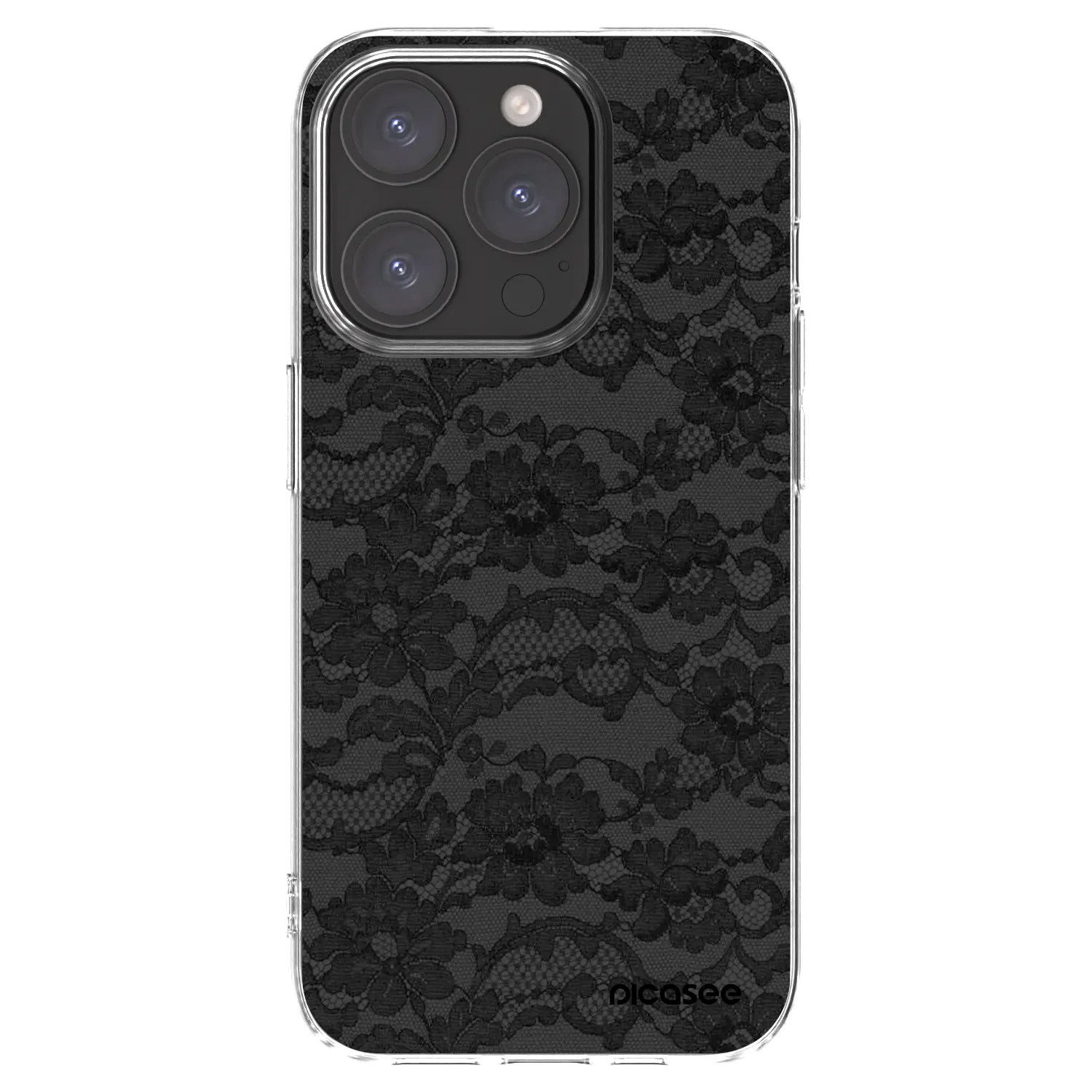 Picasee διαφανής θήκη σιλικόνης Apple iPhone 15 Pro - Dark Elegance