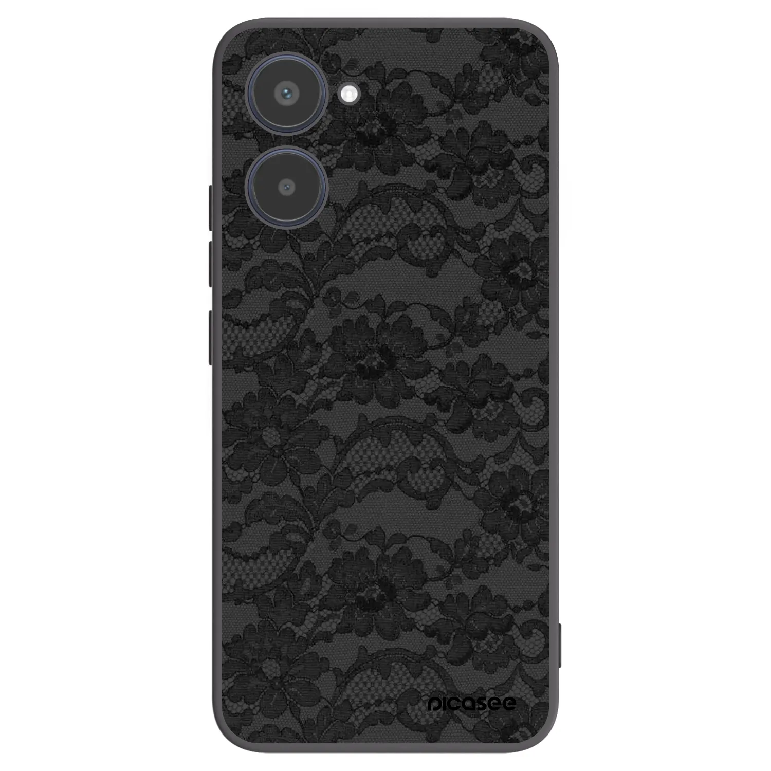 Picasee Μαύρη θήκη σιλικόνης για Realme 10 4G - Dark Elegance