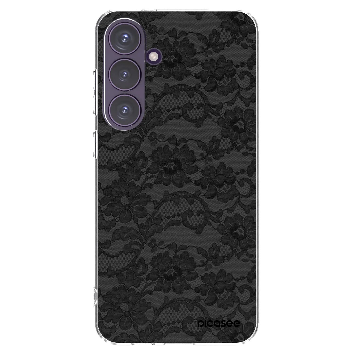 Picasee διαφανής θήκη σιλικόνης Samsung Galaxy S24+ S926B 5G - Dark Elegance