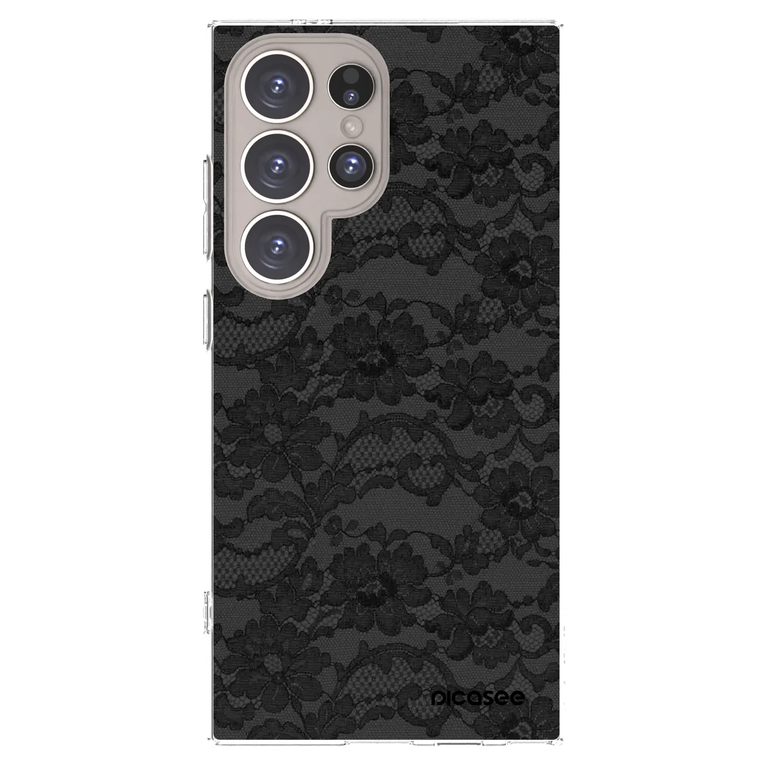 Picasee διαφανής θήκη σιλικόνης Samsung Galaxy S24 Ultra S928B 5G - Dark Elegance