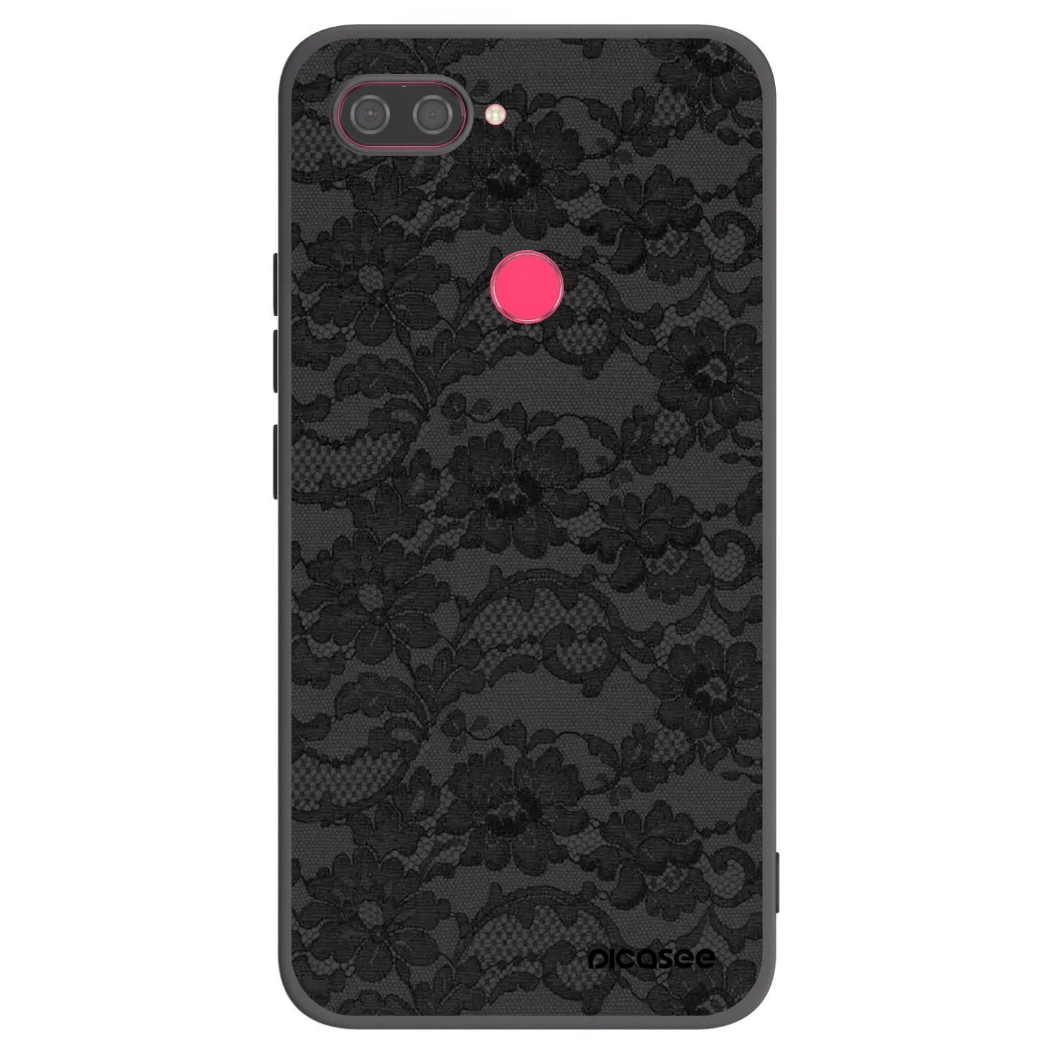 Picasee Μαύρη θήκη σιλικόνης για Xiaomi Mi 8 Lite - Dark Elegance