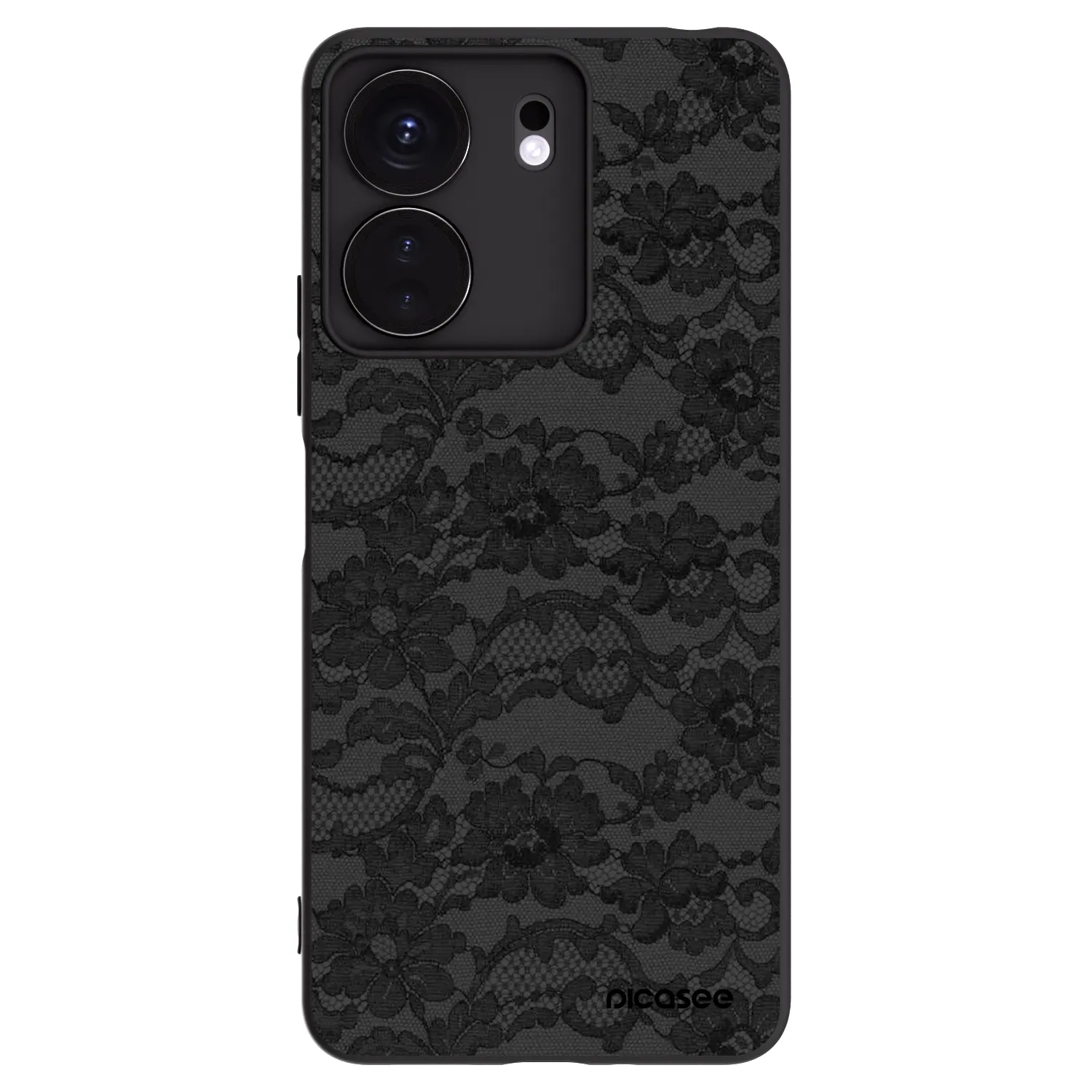 Picasee Μαύρη θήκη σιλικόνης για Xiaomi Redmi 13C 4G - Dark Elegance