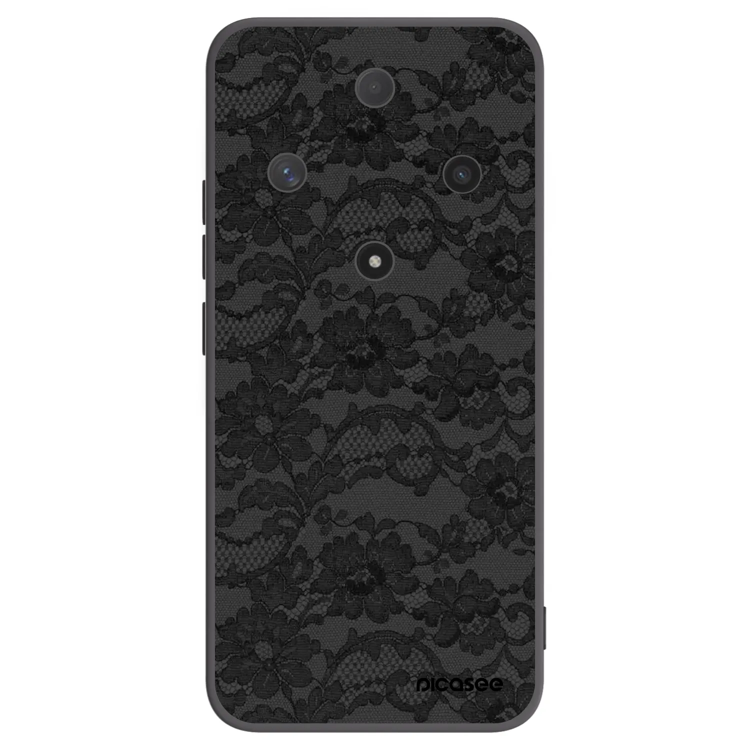 Picasee Μαύρη θήκη σιλικόνης για Honor Magic6 Lite 5G - Dark Elegance