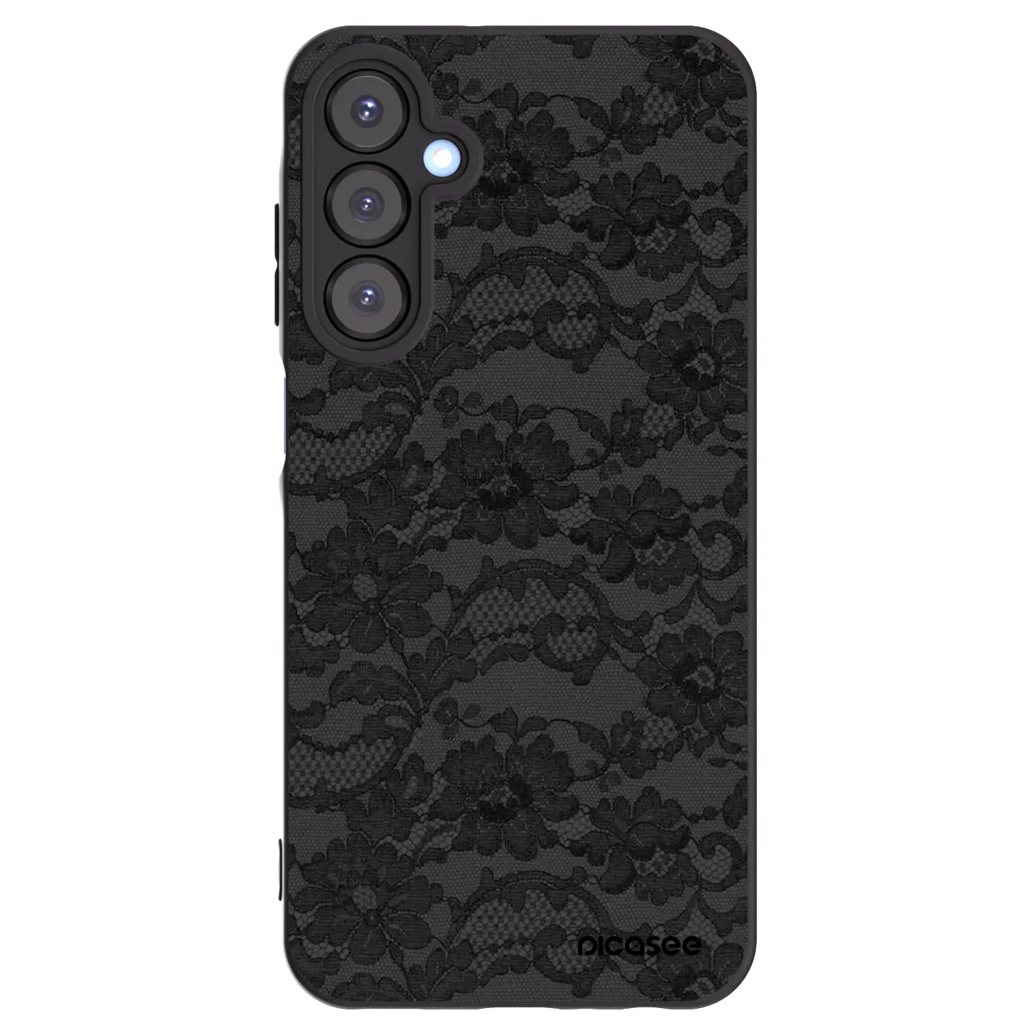 Picasee Μαύρη θήκη σιλικόνης για Samsung Galaxy A25 A256B 5G - Dark Elegance
