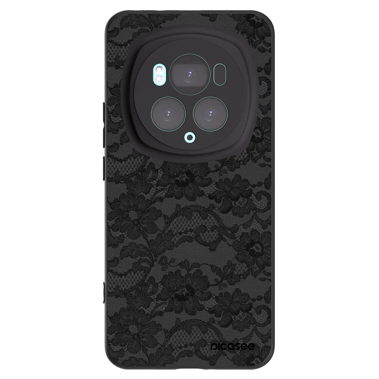 Picasee Μαύρη θήκη σιλικόνης για Honor Magic6 Pro - Dark Elegance