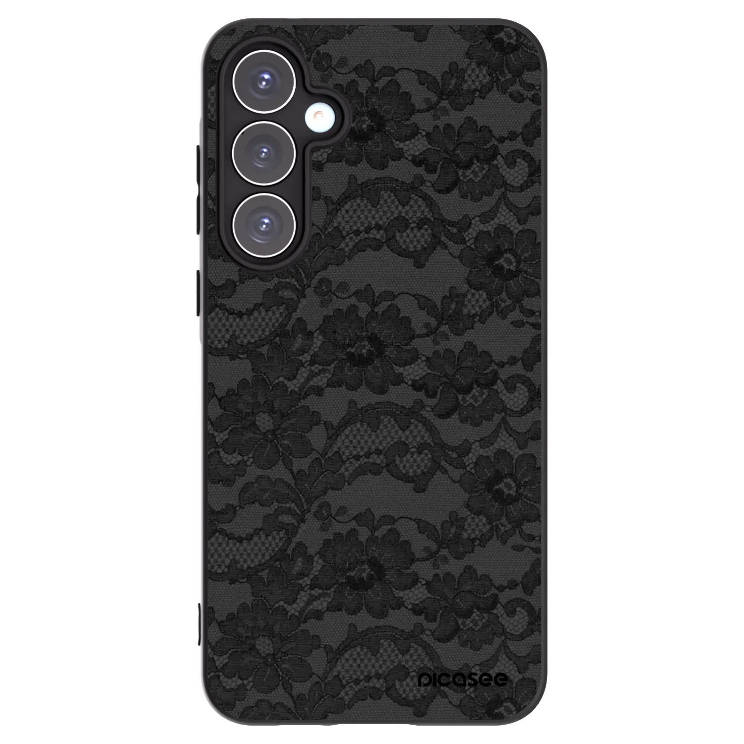 Picasee Μαύρη θήκη σιλικόνης για Samsung Galaxy A55 5G A556B - Dark Elegance