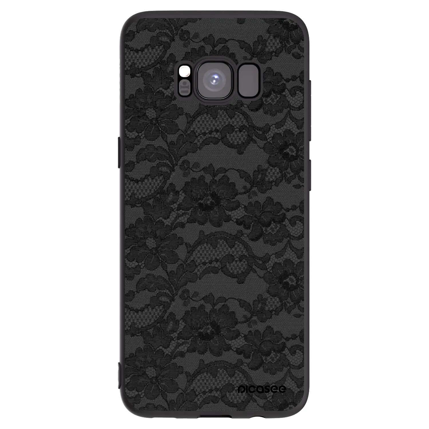 Picasee Μαύρη θήκη σιλικόνης για Samsung Galaxy S8 G950F - Dark Elegance