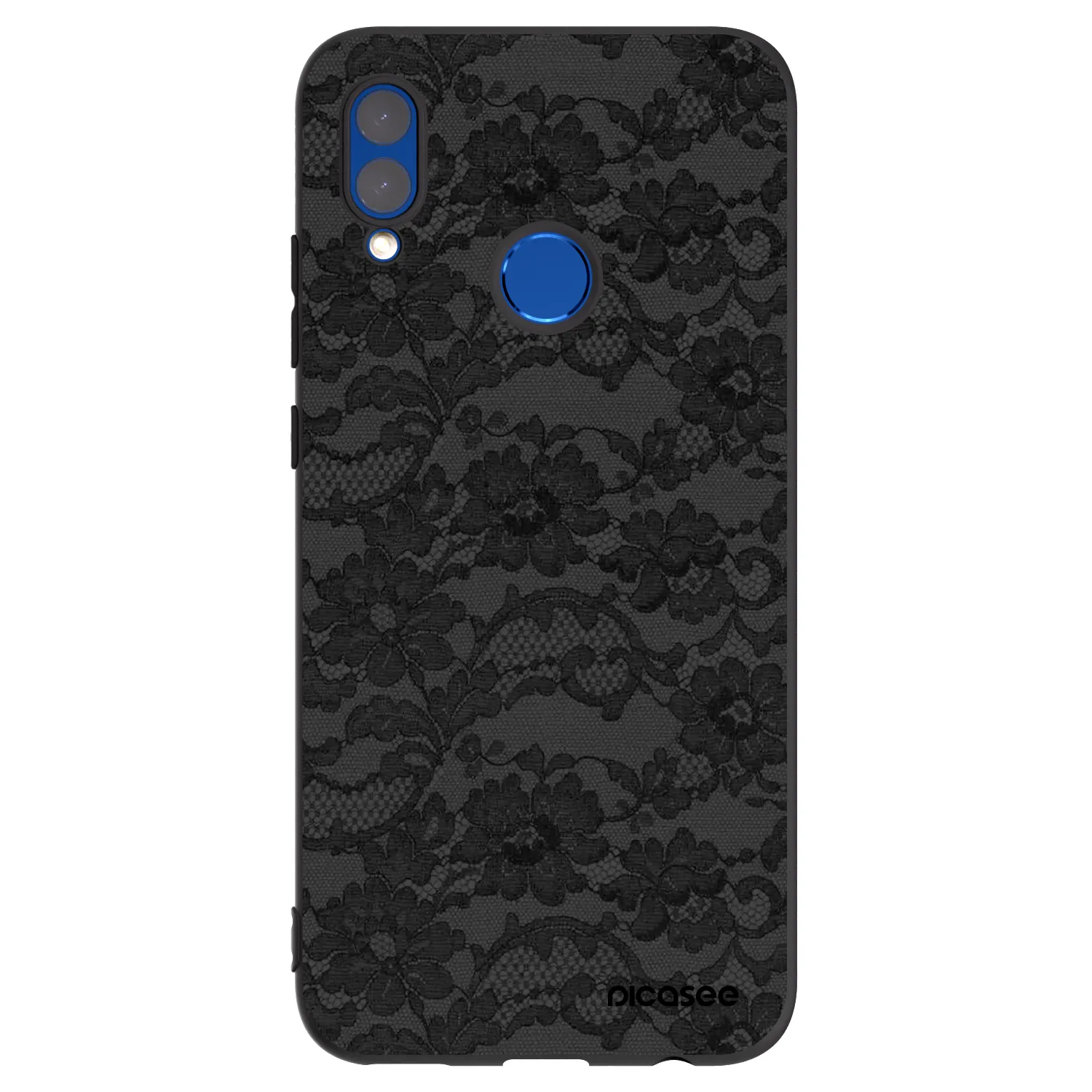 Picasee Μαύρη θήκη σιλικόνης για Honor 10 Lite - Dark Elegance