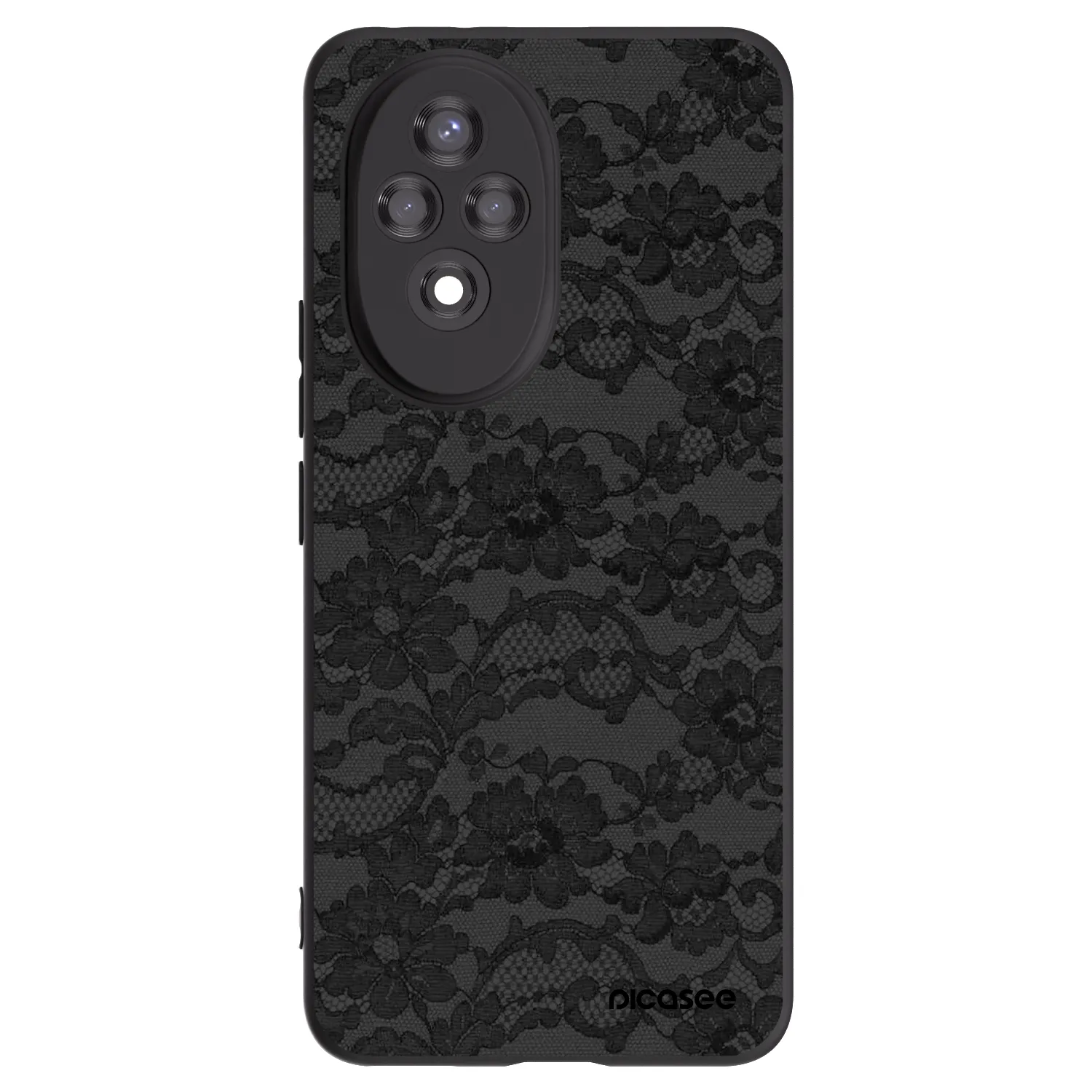Picasee Μαύρη θήκη σιλικόνης για Honor 200 Pro 5G - Dark Elegance