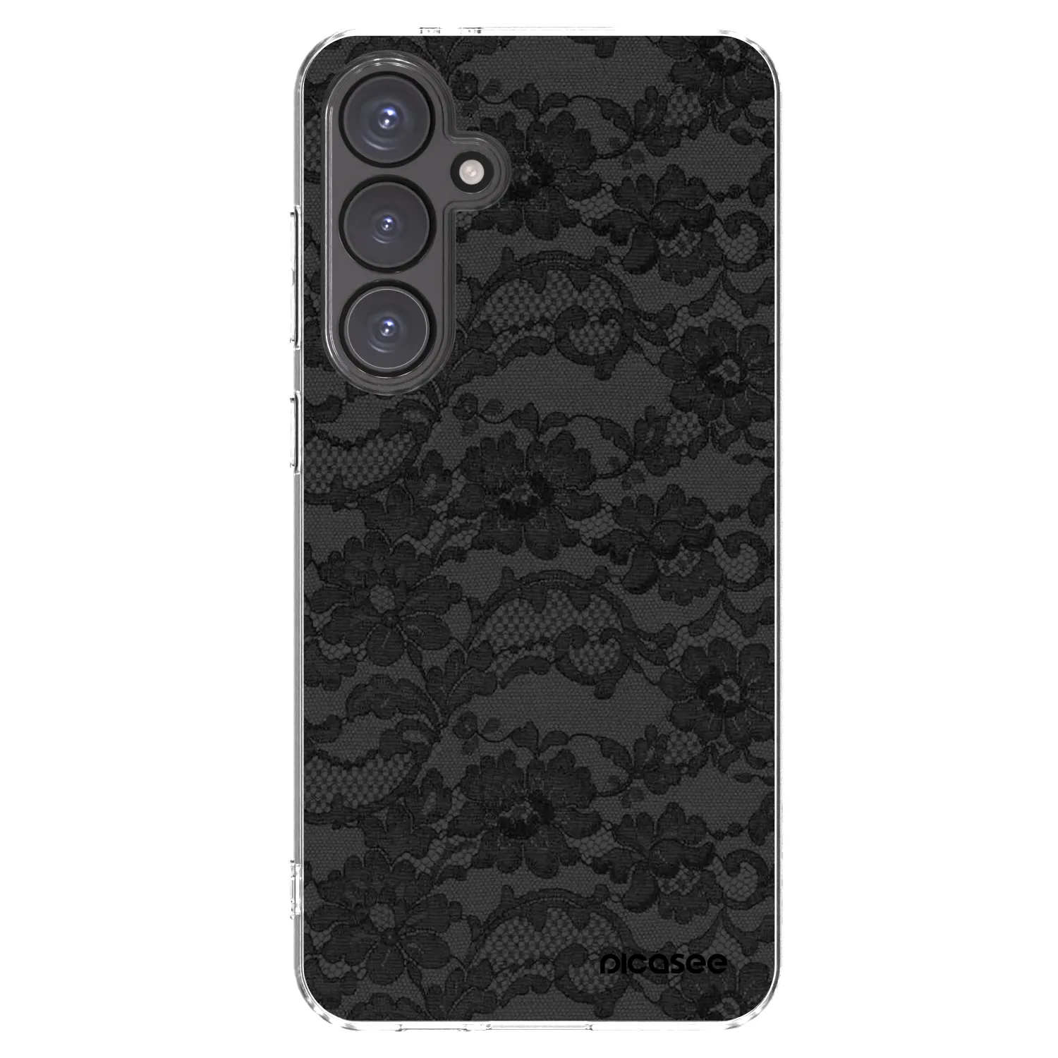 Picasee διαφανής θήκη σιλικόνης Samsung Galaxy S24 FE S721B - Dark Elegance