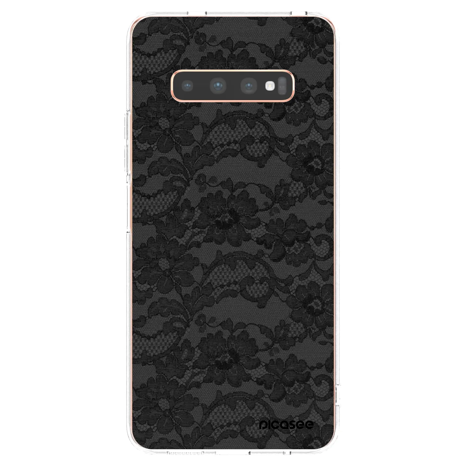 Picasee διαφανής θήκη σιλικόνης Samsung Galaxy S10 Plus G975 - Dark Elegance