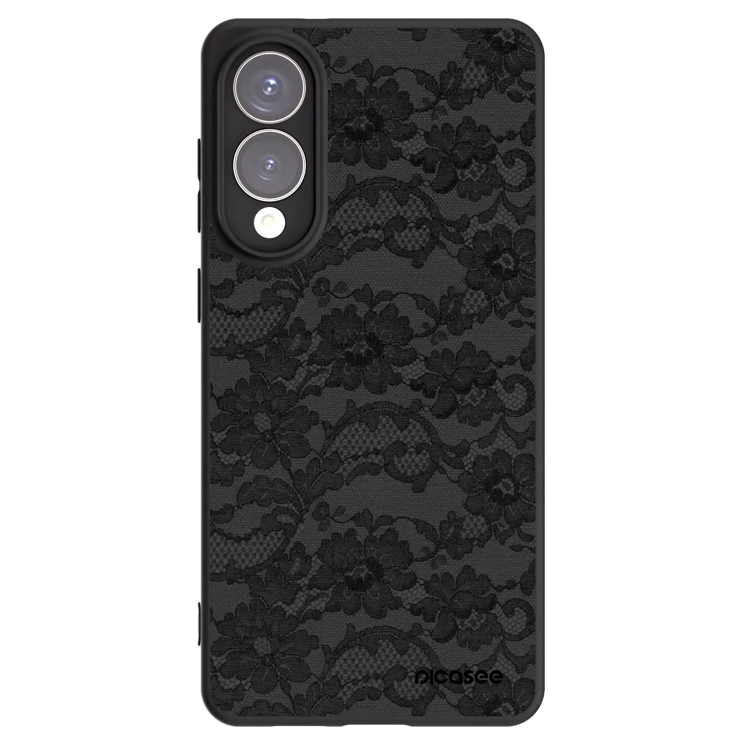 Picasee Μαύρη θήκη σιλικόνης για Samsung Galaxy S25 Edge 5G - Dark Elegance