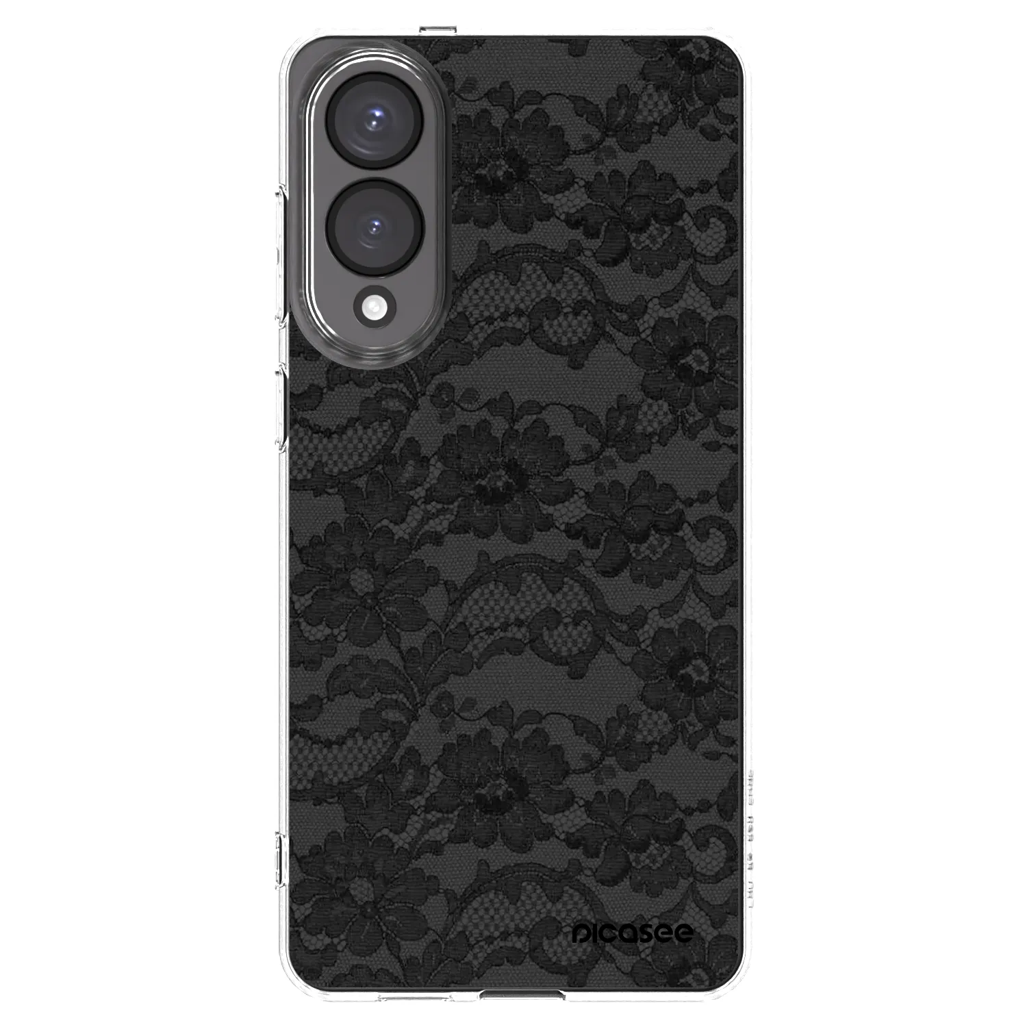 Picasee διαφανής θήκη σιλικόνης Samsung Galaxy S25 Edge 5G - Dark Elegance