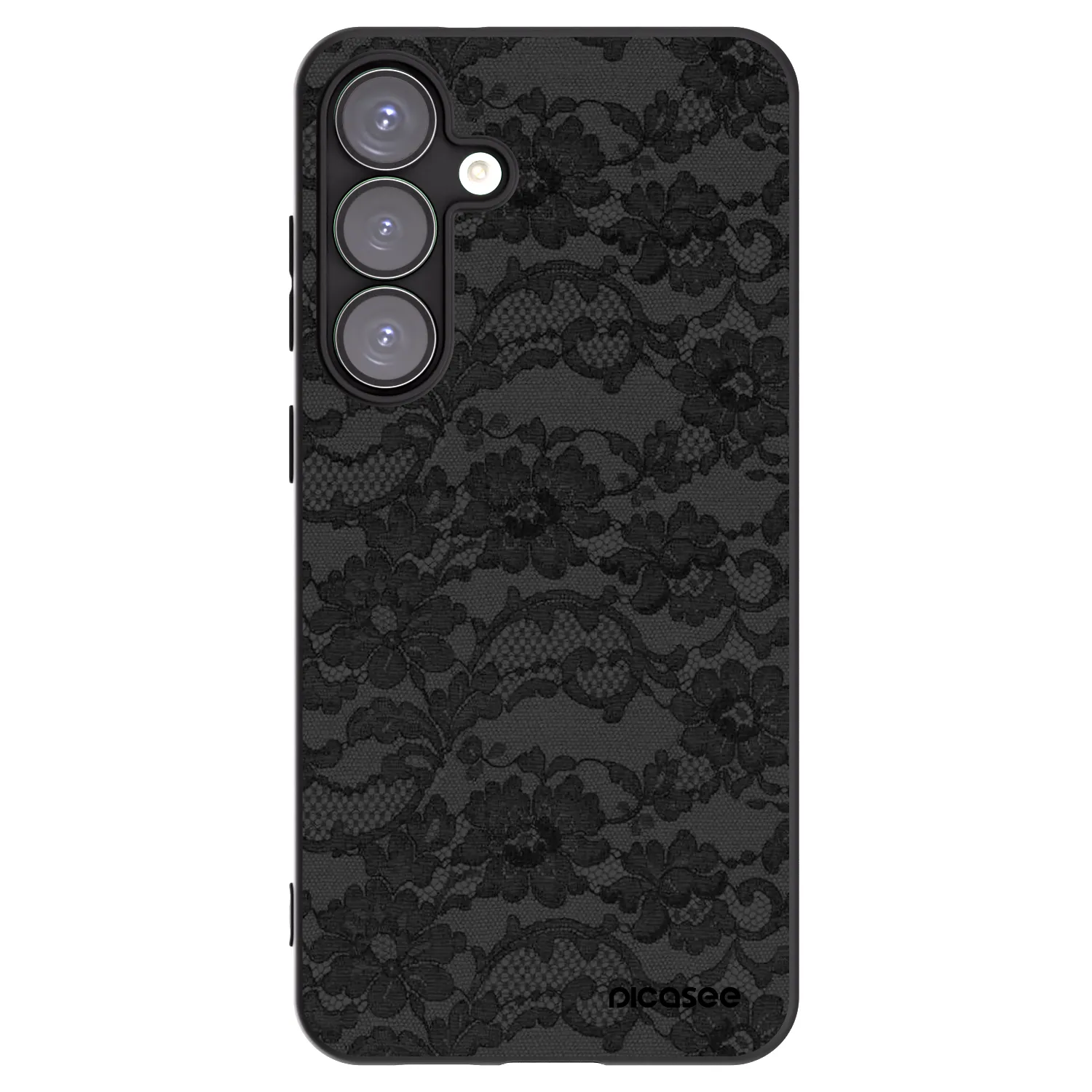 Picasee Μαύρη θήκη σιλικόνης για Samsung Galaxy S25+ 5G - Dark Elegance