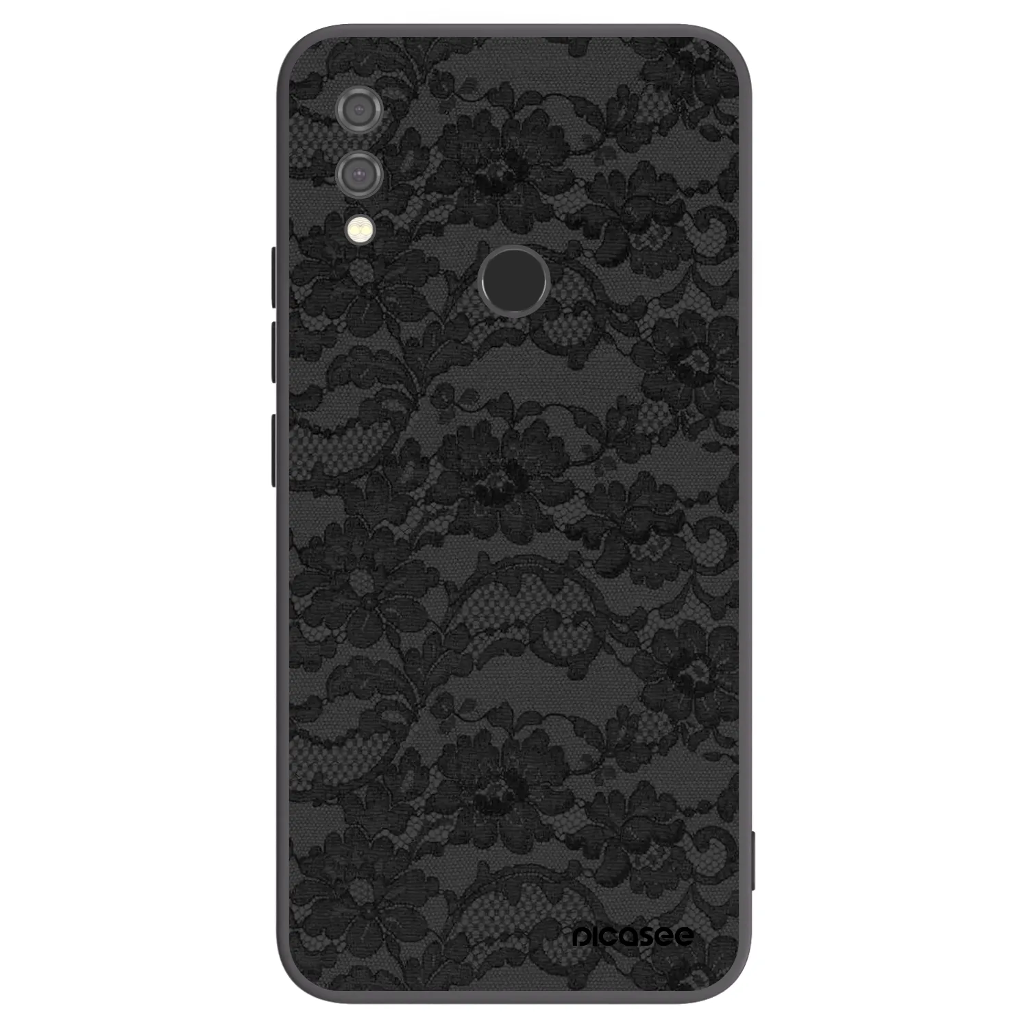 Picasee Μαύρη θήκη σιλικόνης για Xiaomi Redmi Note 7 - Dark Elegance